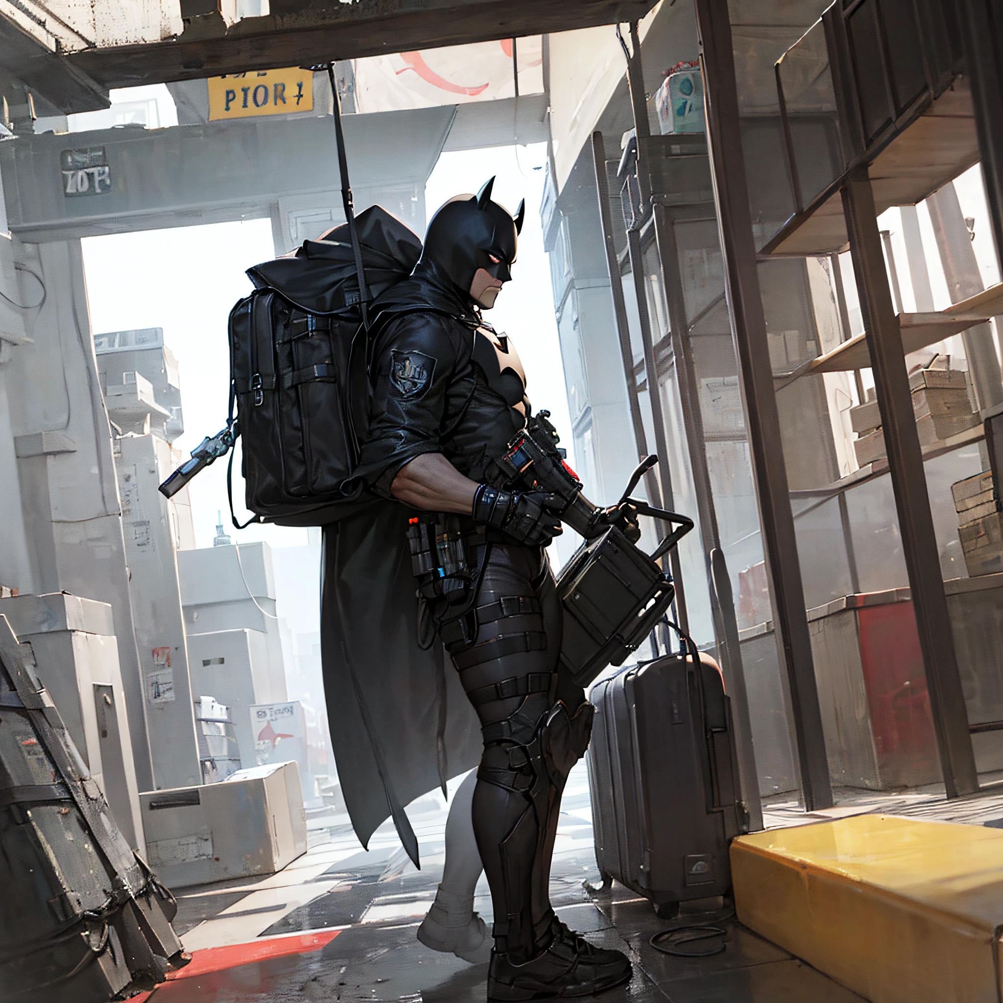 Batman in the Cyberpunk Universe, 8K --auto