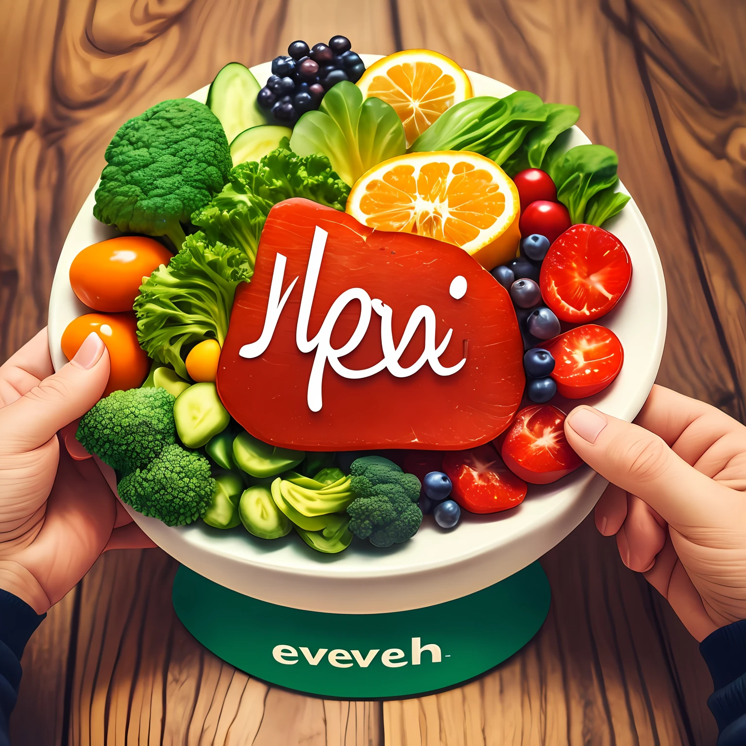 A logo (brand) for a sports nutritionist for Instagram, without ever having done it before. well delicted --auto