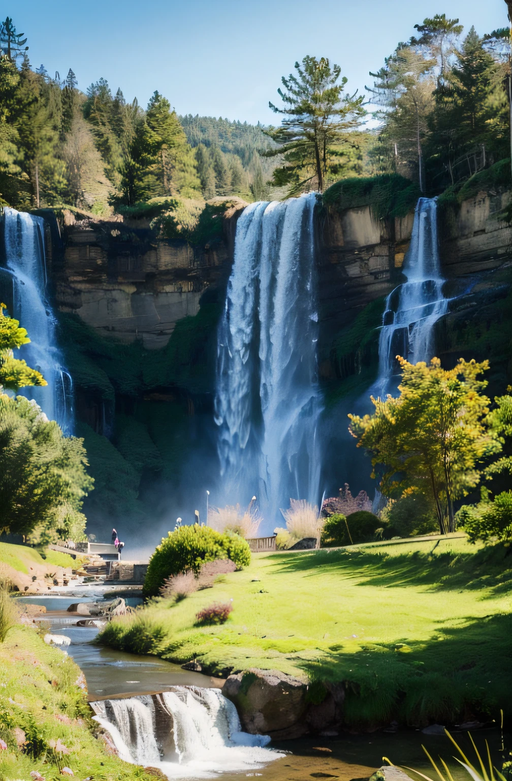 The waterfall is in the middle of the meadow, There is a small pond, Huge waterfall, waterfall in background, Huge waterfall, waterfall in background, Alien Falls, Monument waterfall, Endless waterfalls, waterfall in background, Floating waterfalls, The waterfall falls, Huge waterfall, waterfall in distance, Water Falls, High waterfall, Amazing waterfall, Beautiful stunning waterfall, 4k vertical wallpaper, Surrealism, high detail, rococo style, chiaroscuro, cinematic lighting, sparkle, f/4.0, 85mm, Hasselblad, Sony FE GM, Surrealism, rococo style, chiaroscuro, cinematic lighting, god rays, wide shot, panorama, f/16, 135mm, Fujifilm, Hasselblad, Sony FE GM, Surrealism, rococo style, high detail, cinematic lighting, sparkle, Fujicolor, close-up, Eye-Level Shot, f/16, 85mm, Fujifilm, Hasselblad, Sony FE GM, UHD, retina, masterpiece, ccurate, anatomically correct, super detail, high details, high quality, highres, best quality, award winning, 8k, UHD, retina, masterpiece, ccurate, textured skin, anatomically correct, high quality, highres, best quality, high details, super detail, award winning, 8k, UHD, retina, masterpiece, ccurate, anatomically correct, textured skin, super detail, high details, high quality, highres, best quality, award winning, 8k --auto