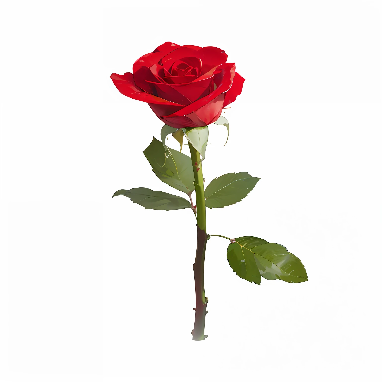 a close up of a single red rose with green leaves, rose, red rose, photo of a rose, natural point rose', rose twining, rosses, red roses, crimson rain sought flower, red neon roses, [ digital art, beautiful image, rosen maiden, small red roses, roses, with a black background, high resolution, high resolution, reddish