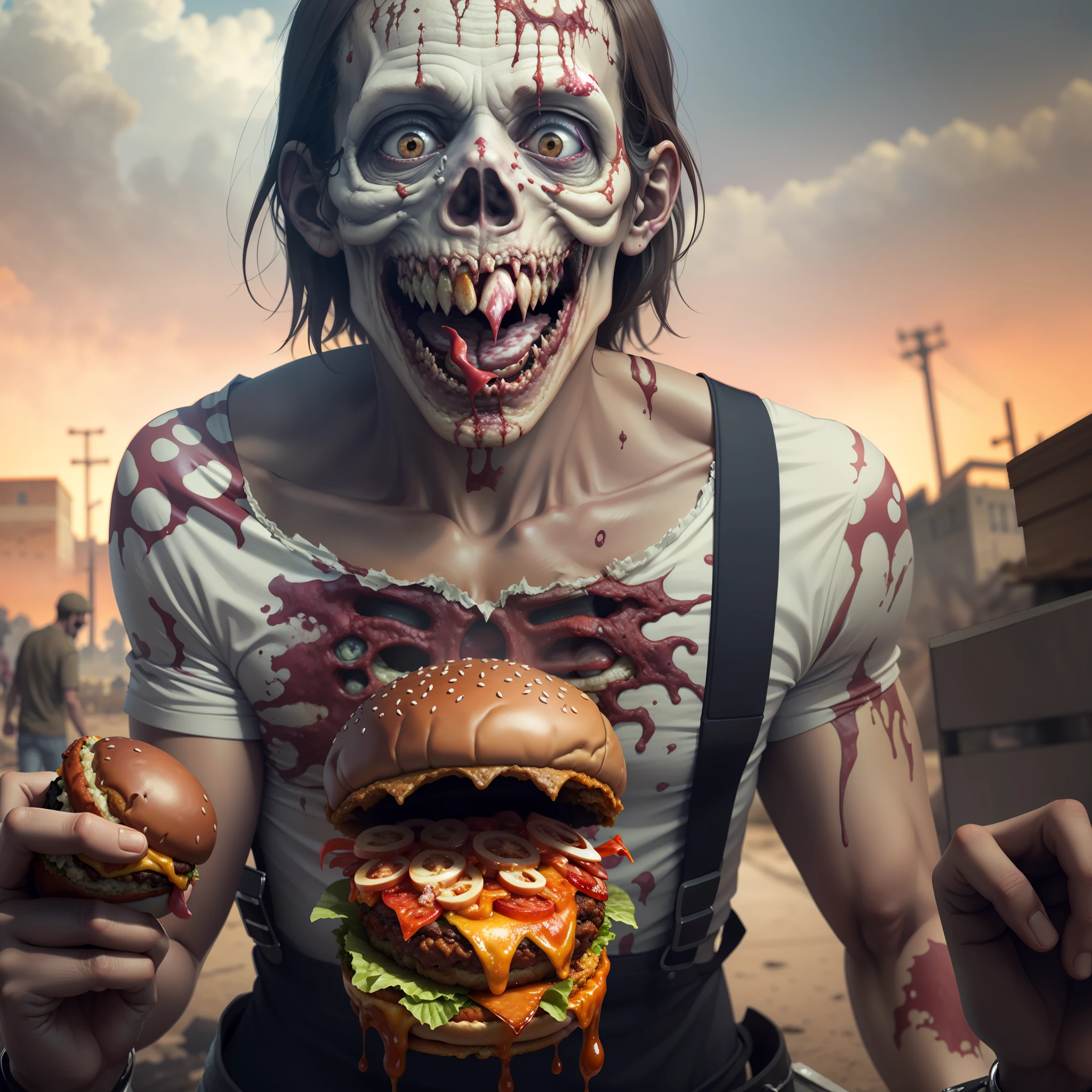 rotungwoka person eating a tasty looking hamburger