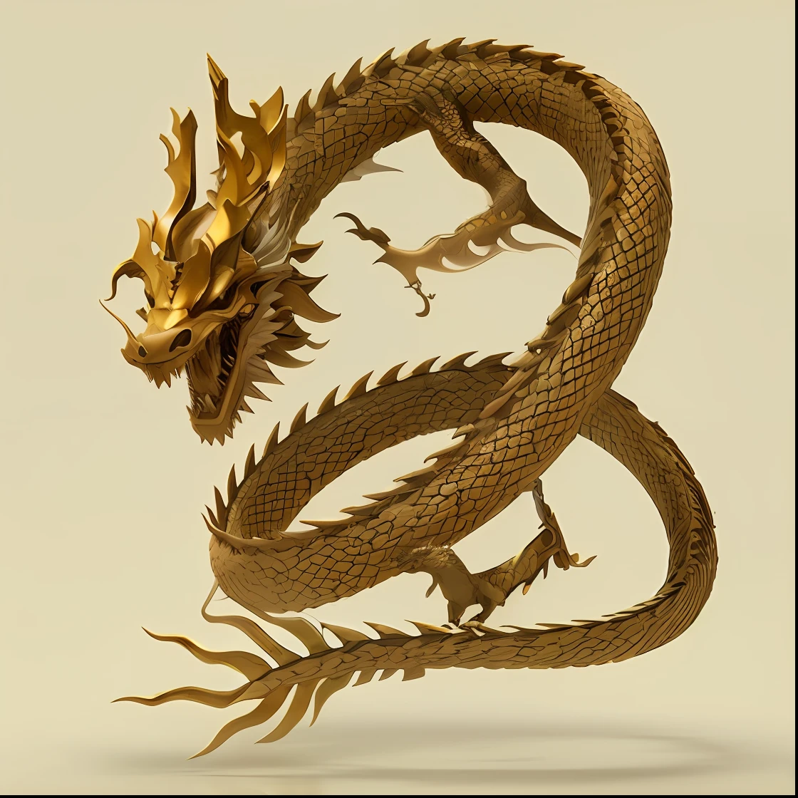 chinese ancient dragon, 3d, 16k, ultra high definition, detail, unreal engine 5, background white, chinese dragon