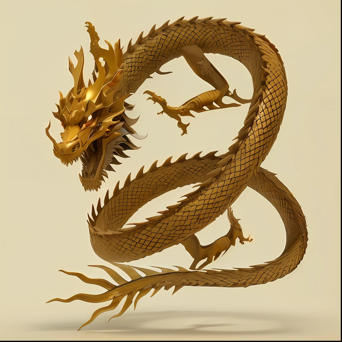 chinese ancient dragon, 3d, 16k, ultra high definition, detail, unreal engine 5, background white, chinese dragon