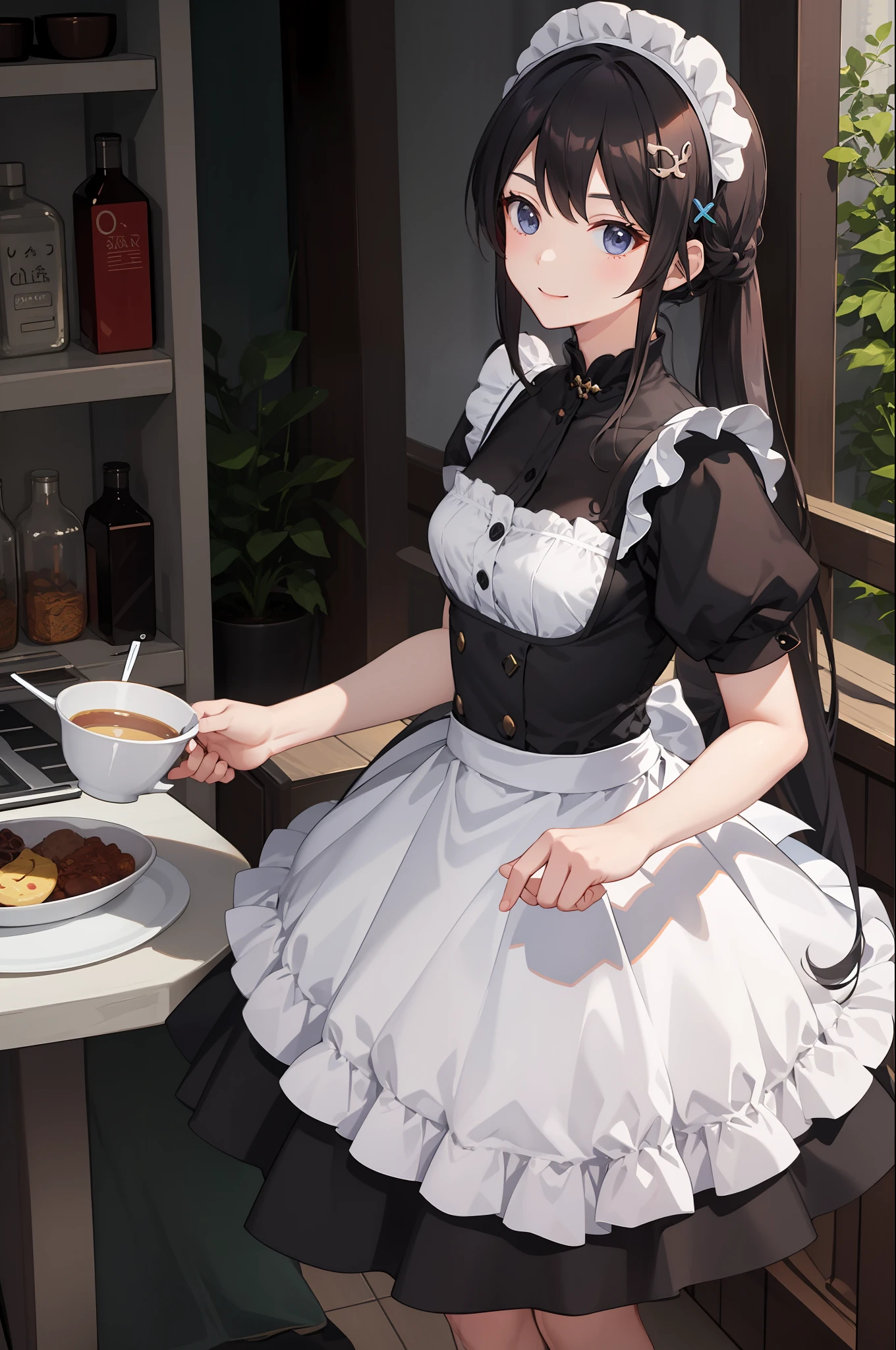 1女の子、Sorrisos、Camisa、skirt by the、(small breasts)Chilarism、The dress、aprons,,,,,,、maid,,,,,,,,、Hair Ornaments、