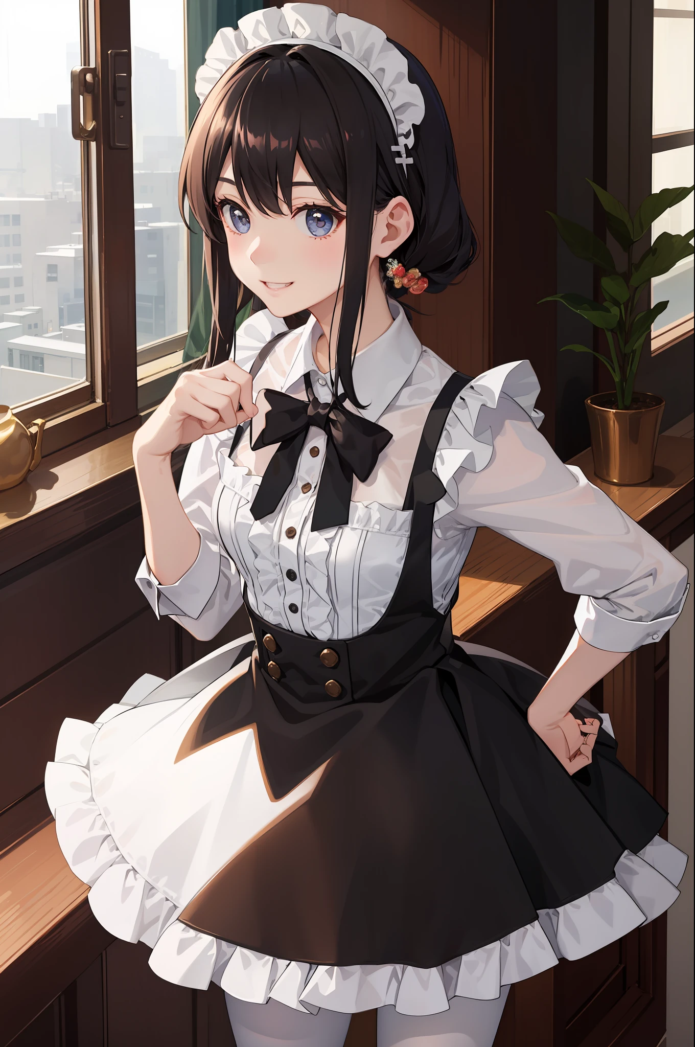 1女の子、Sorrisos、Camisa、skirt by the、(small breasts)Chilarism、The dress、aprons,,,,,,、maid,,,,,,,,、Hair Ornaments、