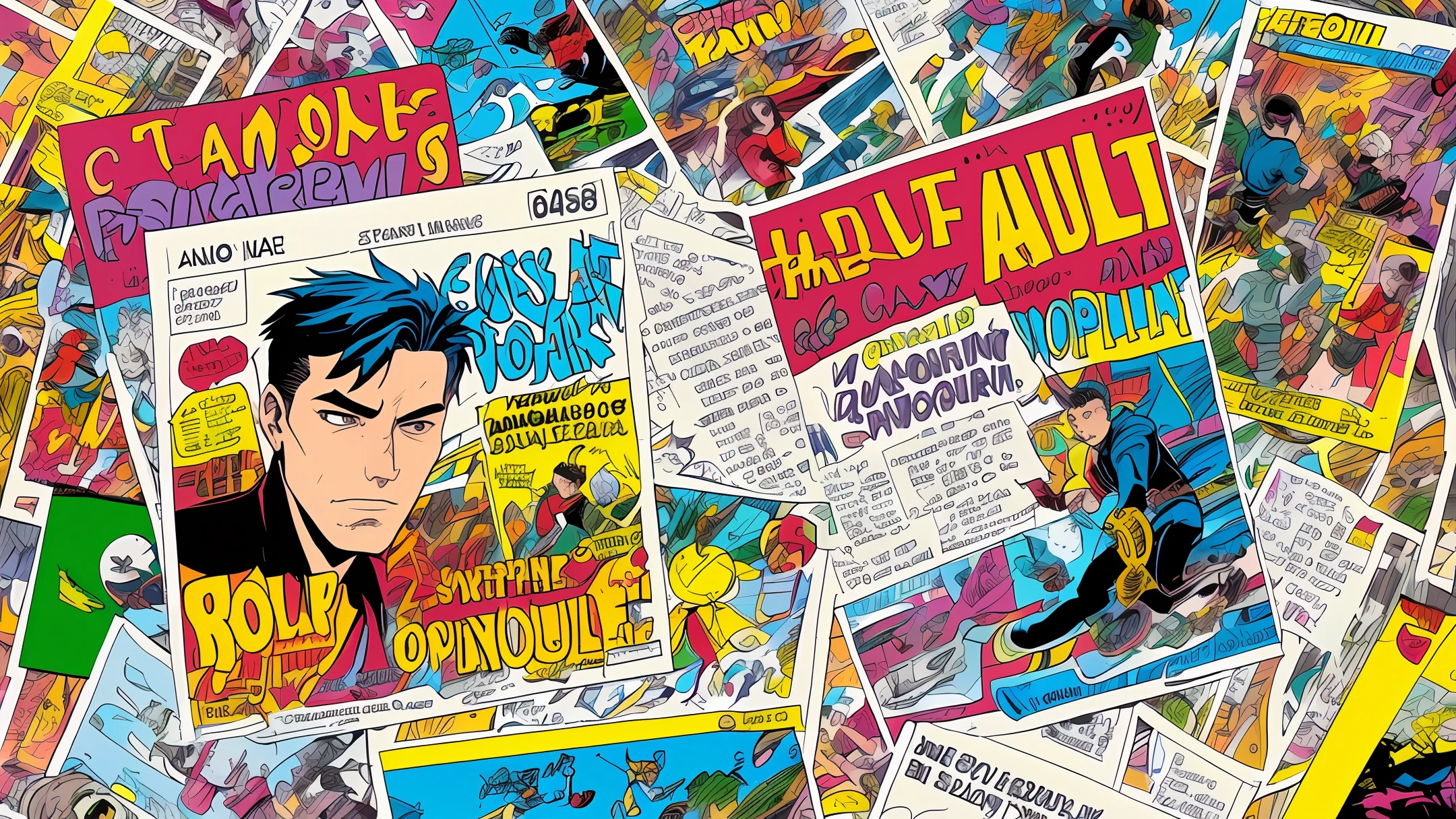 Create an adult comic