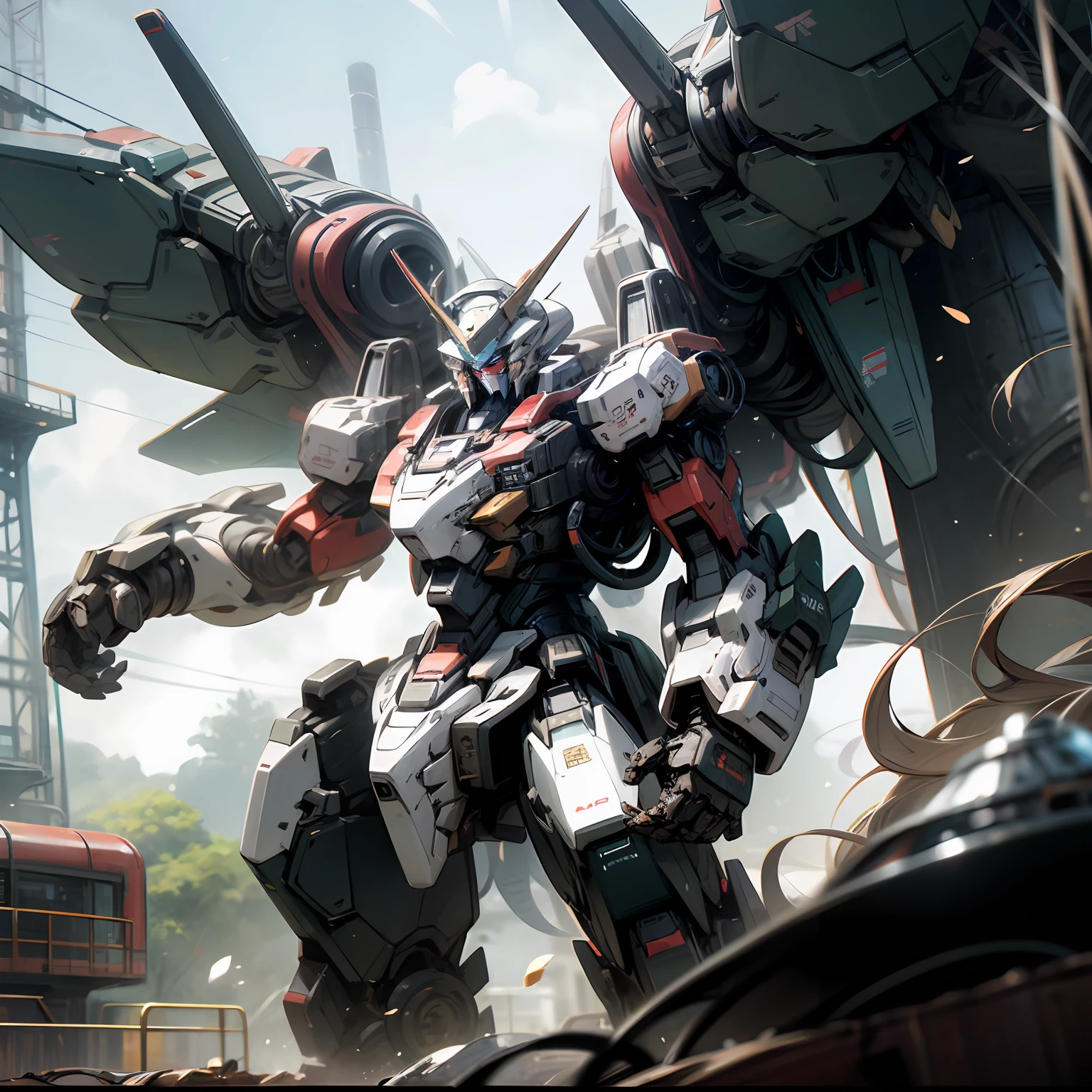 Mecha, Animals, Gundam, High Budget Animated Film, CG, Cinematic Propaganda Art, Pacific Rim, Complete --auto
