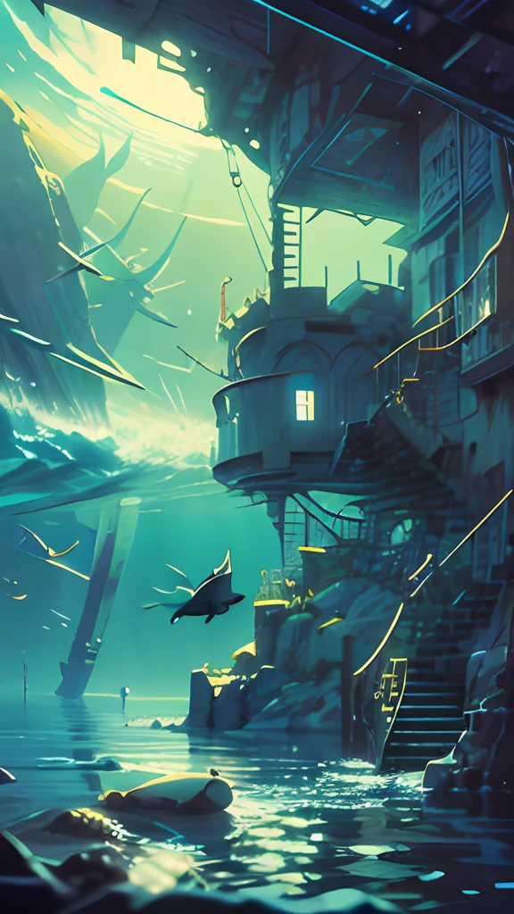 Masterpiece, Deep Sea, Small Fish, Corsair, Atlantis, Makoto Shinkai