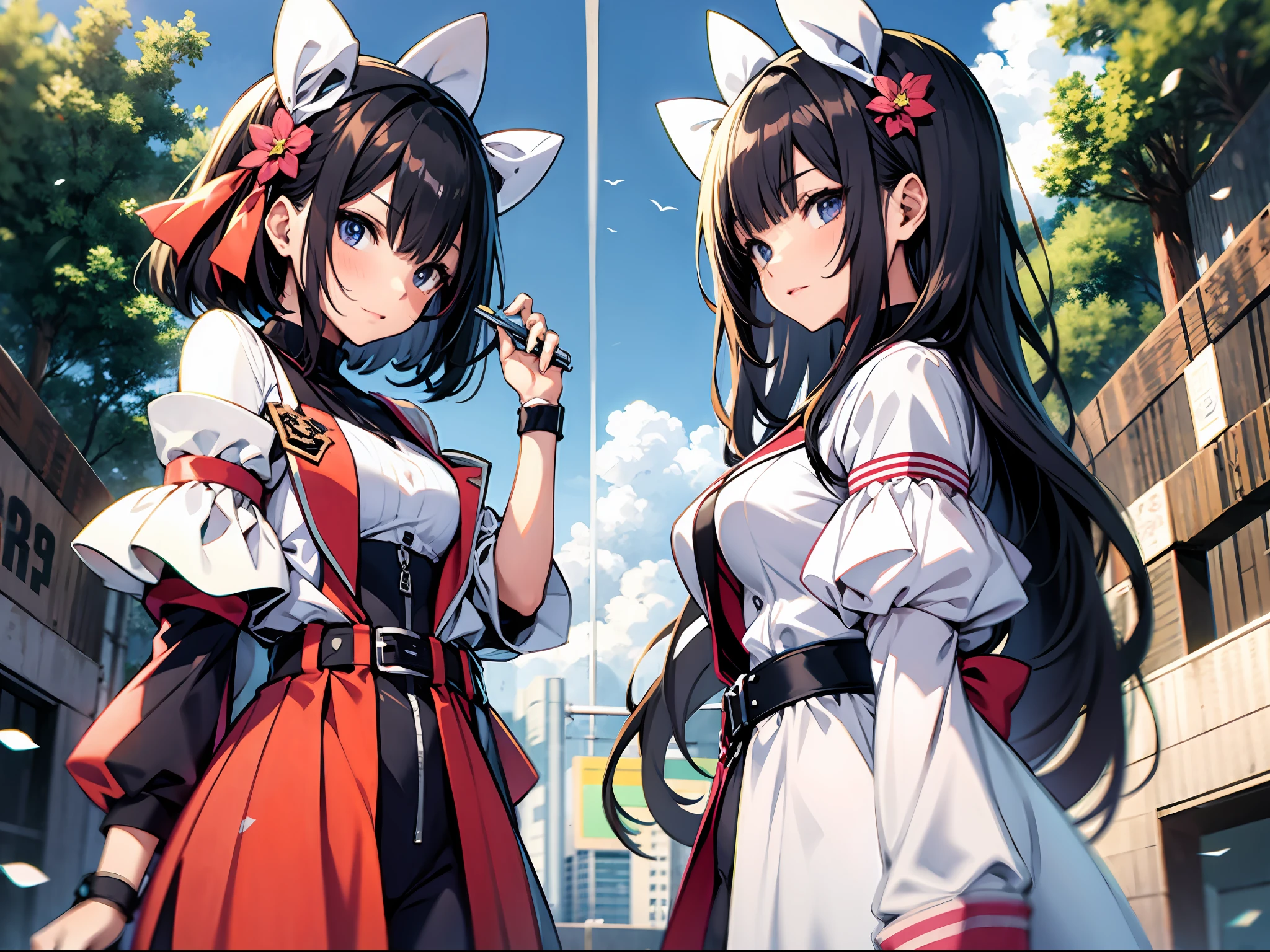 Anime boys girls together