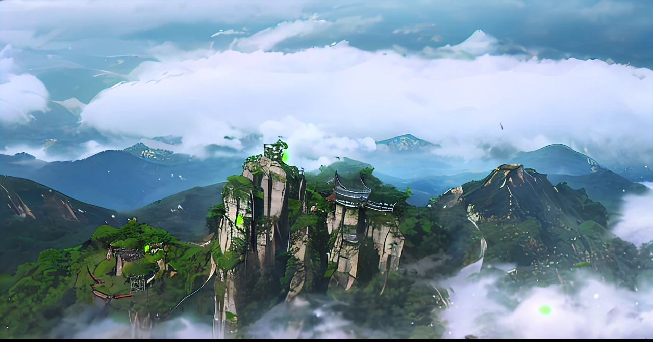 (Mount Tai: 1.2), misty mountains, floating mountains, Chinese landscapes, majestic natural scenery, mountain background, beautiful natural scenery, breathtaking mountains, Shandong, China