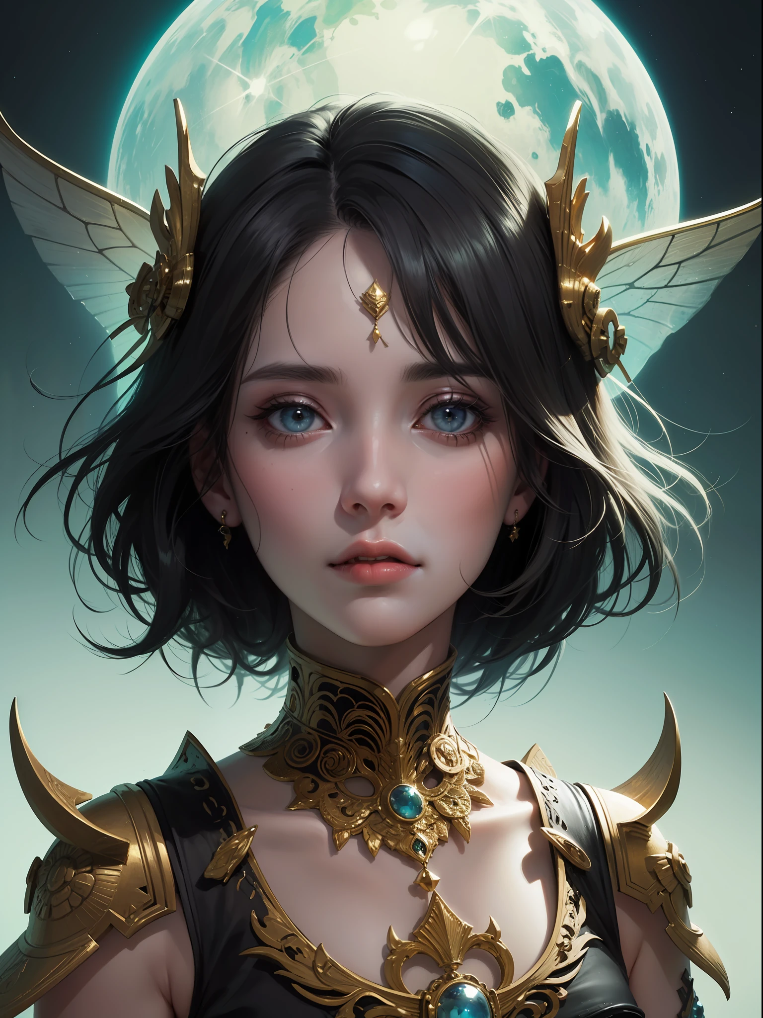 ((Best Quality, 8k, Masterpiece: 1.3)) Beautiful Woman: 1.3, Beautiful Face, Crawling Saturated Colors, Psychedelic Images, LSD, Mandala, Fractals, Clothing, Tattoos, Painted Body, Body Tilted Forward, Similar to Alex Gray's Art, Lots of Color Saturation, Swirls, Surreal, Planet Earth, Galaxies, Lots of Lighting, Shadows and Contrast, Role Play, Realistic Eyes, Green Iris, 3D Depth, Realistic Skin Texture, Detailed Sharp Scales, Colorful, fantasy art, artgerm ruan jia and greg rutkowski surrealist wet lacquer gold butterfly filigree art, broken glass