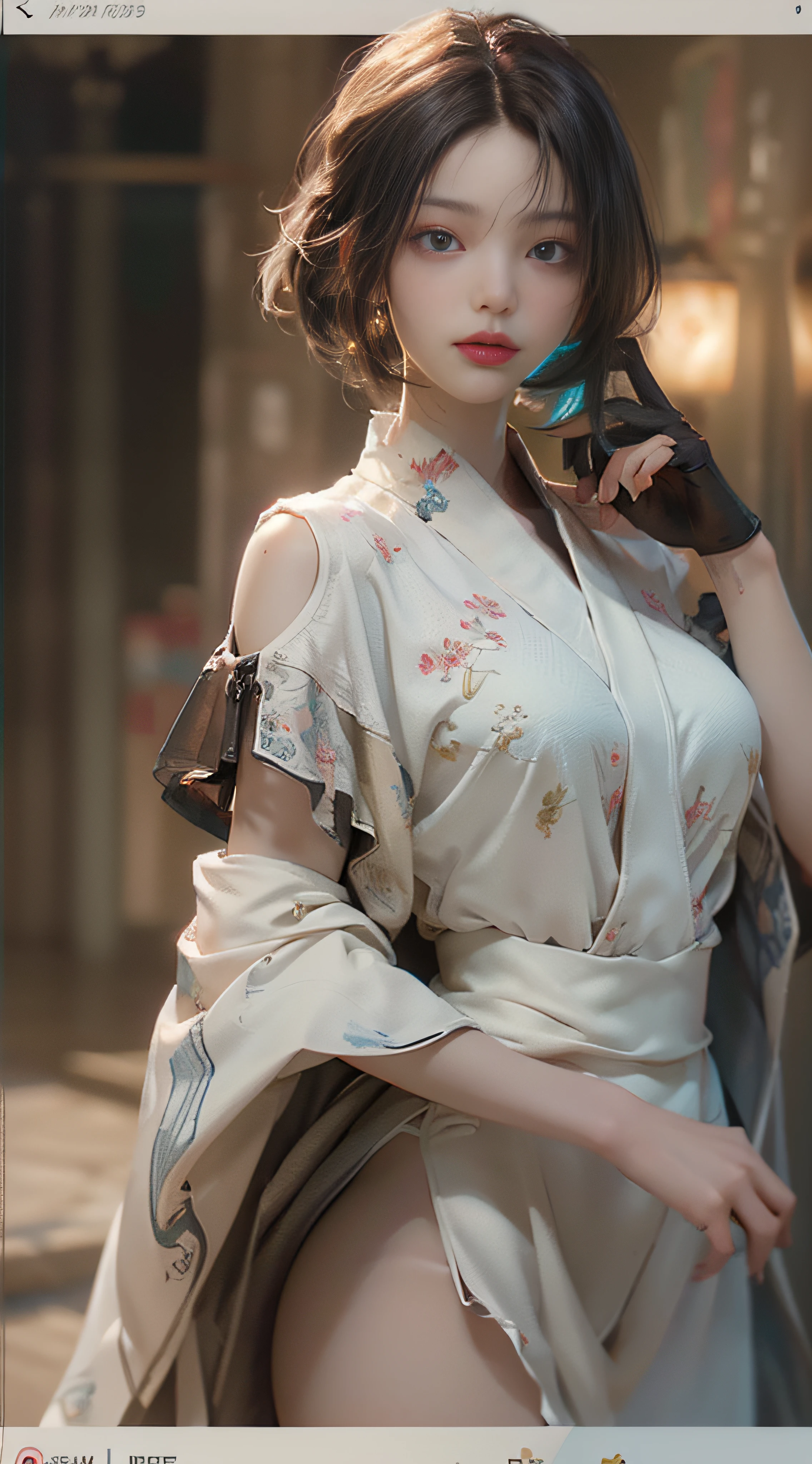 ((best best quality)), ((MasterPiece)), (Detail:1.4), 3D, A beautiful cyberpunk female image,HDR(high dynamic range),RayTrace,nvidia rtx,The ultra-Resolution,Unreal 5,Subsurface scattering、pbr texturing、postprocessing、Anisotropic Filtering、depth offield、Maximum Clarity and Clarity、Many-Layer Textures、Albedo and Specular map、Surface coloring、Mitsu-Accurate simulation of material interactions、Perfect Scale、octanerendering、Two-colored light、large aperture、low ISO、white balance、Rule of Thirds、8K RAW、beautiful bright pupils,flowing robe,Fine pupils,Detailed face and eyes,Long Lashes,Blushlush,voluminous hair,Tender red lips