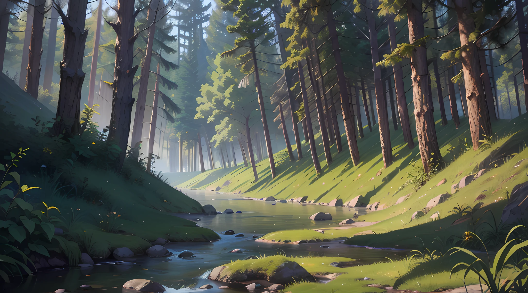 (((high detail))), best quality, masterpiece, dark forest
