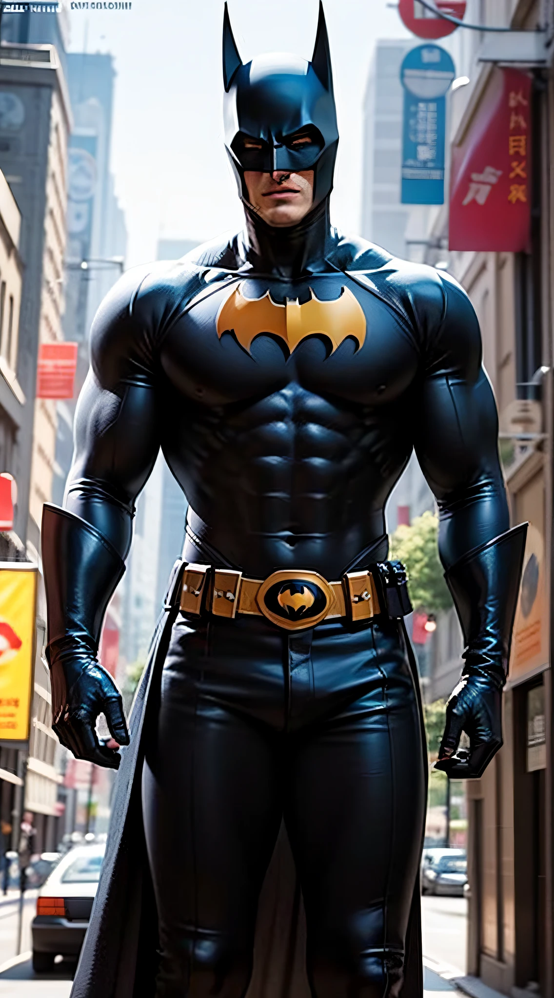 Henry Cavill as the 1990's Batman character --auto