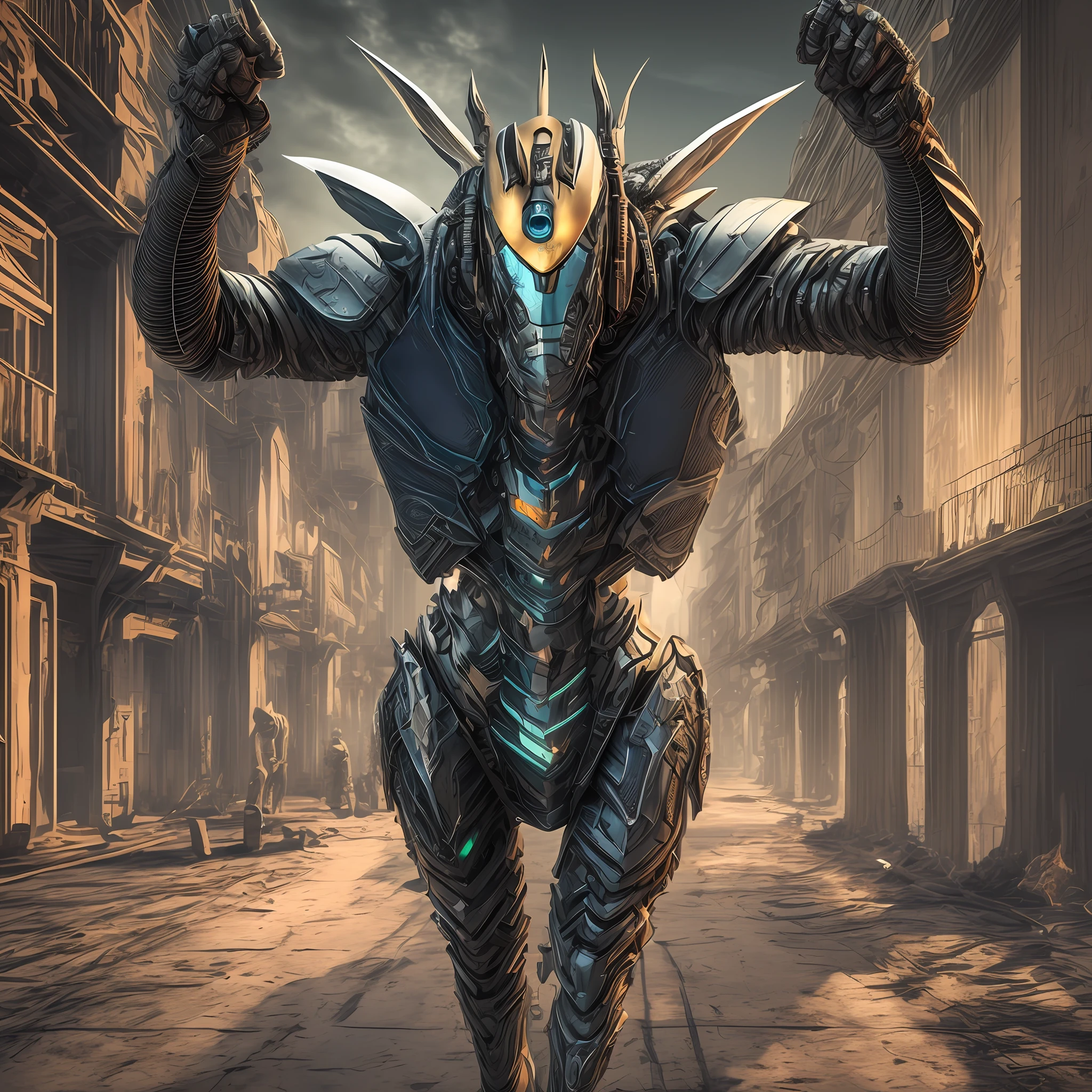 Killerant ,sci-fi , warrior,masterpiece --auto --s2