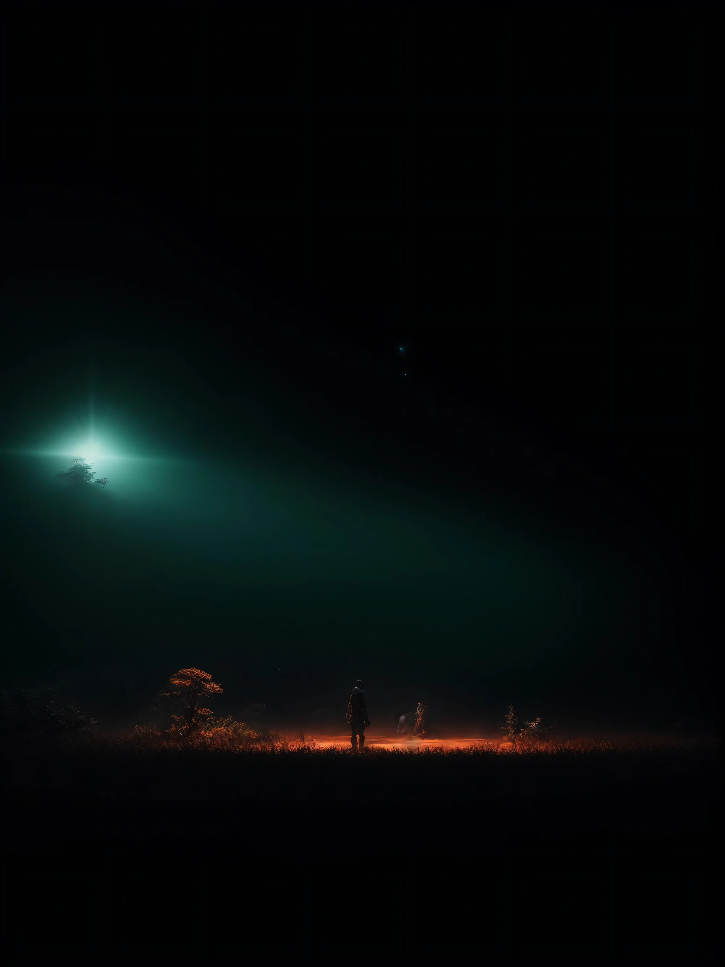 Huge monster scene, hyper realistic, trending on artstation, high quality, backlit, HD quality, 8k, featured on artstation in the style of ruan jia and dan mumford, studio ghibli, masterpiece, sharp focus, 8k resolution, cinematic, octane render, unreal engine 5 render, (a pinhole photo:1.1), dark theme