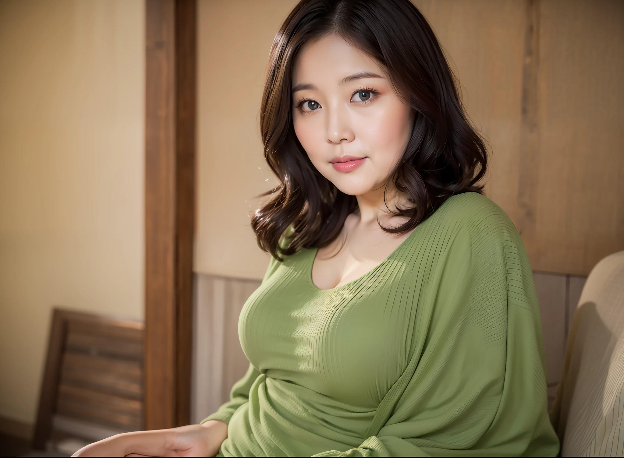 beautiful japanese milf, middle age, chubby, curvy