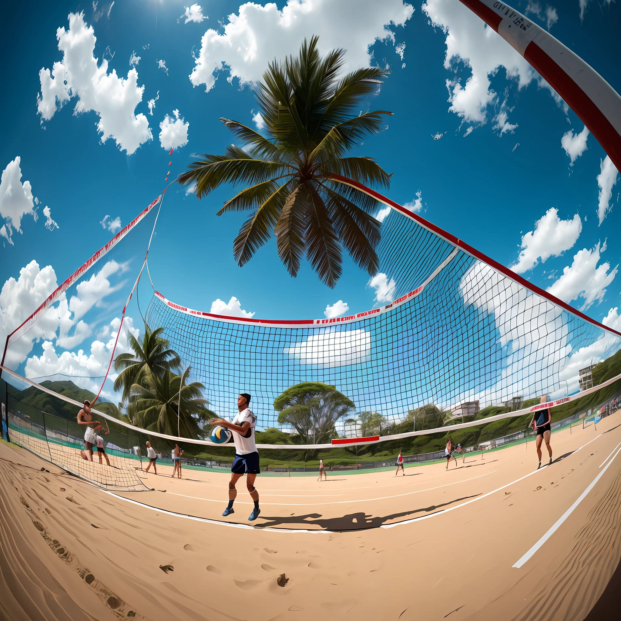Brazilian carioca, playing volleyball 22x fuji 8mm, espsncivo wide focus. --auto