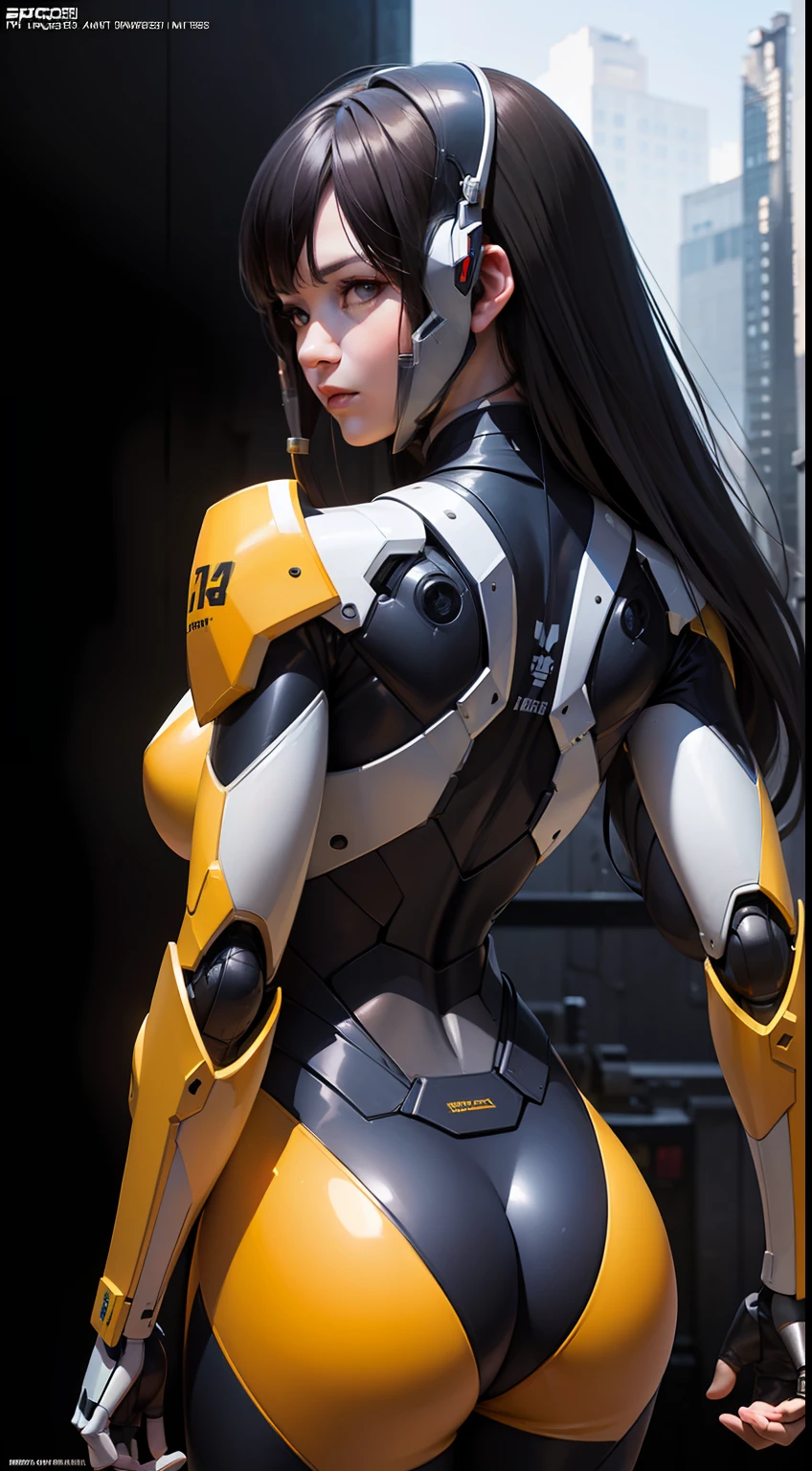 (Original),( very detailed wallpaper), (realistic:1.6), photorealistic, octane render, perfect female body, beautiful eyes, (delicate face) ,  (seductive expression) ,(1girl1.4), 
on mecha, super plugsuit, bodysuit under clothes, (mechanization),((back focus)), back focus, (shiny skin) , (best lighting) , (super-complex detail) , frame arms girl, mecha musume, on mecha, super plugsuit, bodysuit under clothes, 
sharp focus, (8k), (4k), (Masterpiece), (Best Quality), fantasy, extremely detailed, intricate, hyper detailed, (perfect face), illustration, (specular lighting:1.5) , (best lighting) , (super-complex detail),