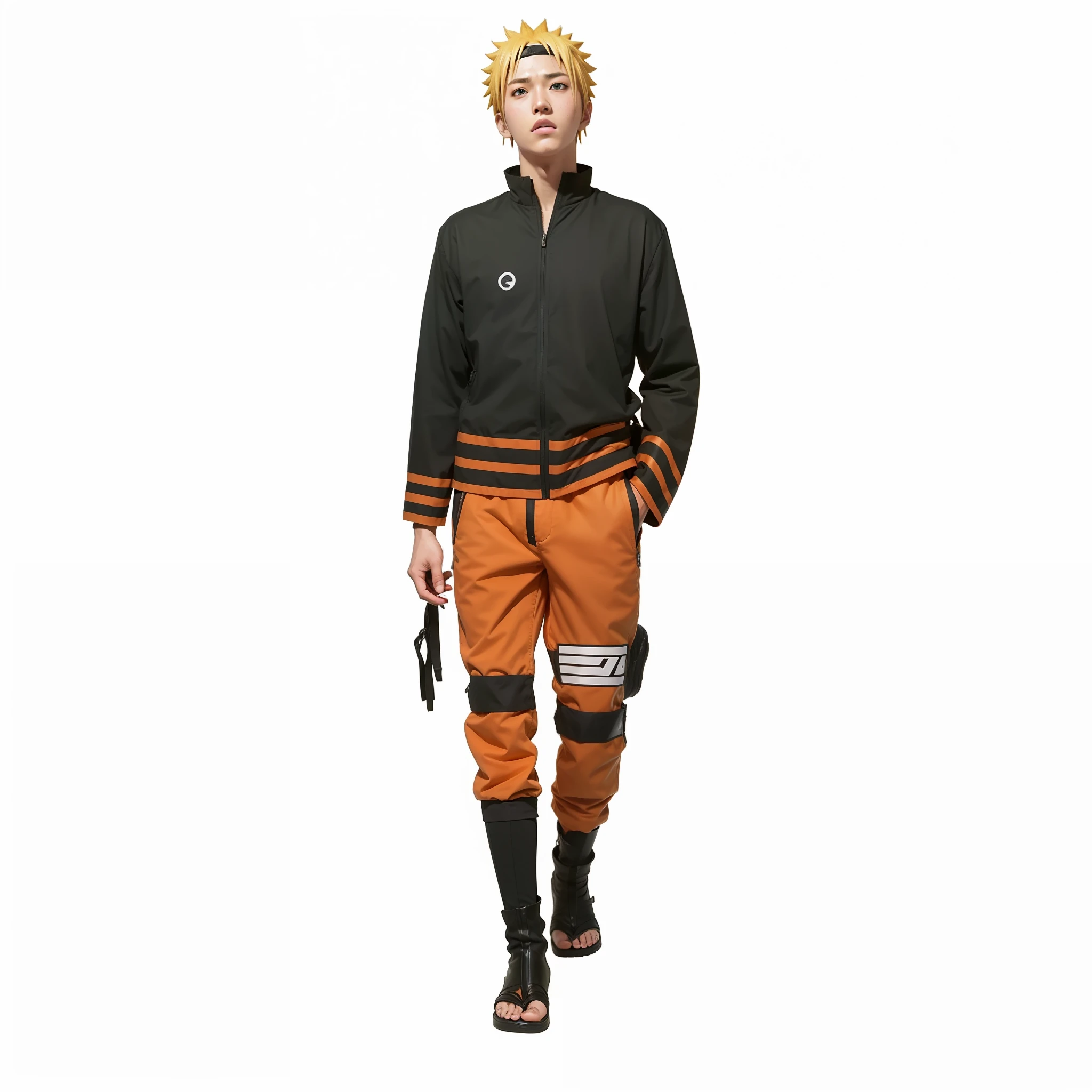 Naruto uzumaki super realistic and well detailed