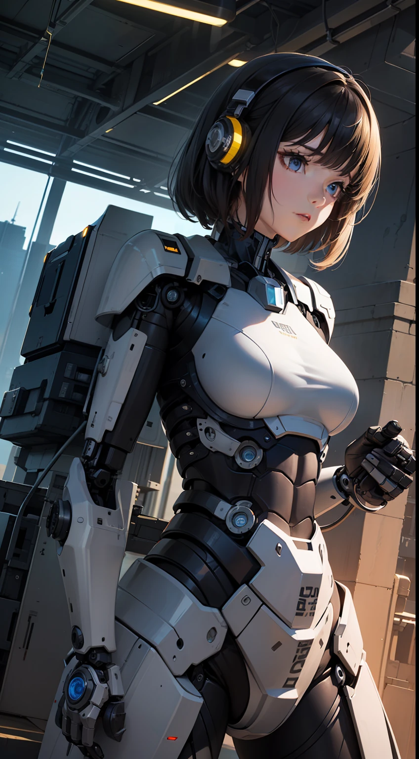 (original) , (very detailed wallpaper) , very detailed illustrations, (1 Girl) , beautiful eyes, (delicate face) , perfect detail,
((mechanical parts)), mechanical spine, mechanization, future, wide hips, laboratory, ((mecha)), stylish energy \(module\), repairing, (giantess1.4), The surrounding scene looks small,The main character gets bigger,( and the surrounding scenes get smaller to make the main character bigger1.),(The scene gets smaller1.4),(giant1.4), (((The body is huge))),cityscape, (((Tiny City)))
(best lighting) , (super complex detail) , 4K Unity, (super detailed CG: 1.2) , (8K: 1.2) ,