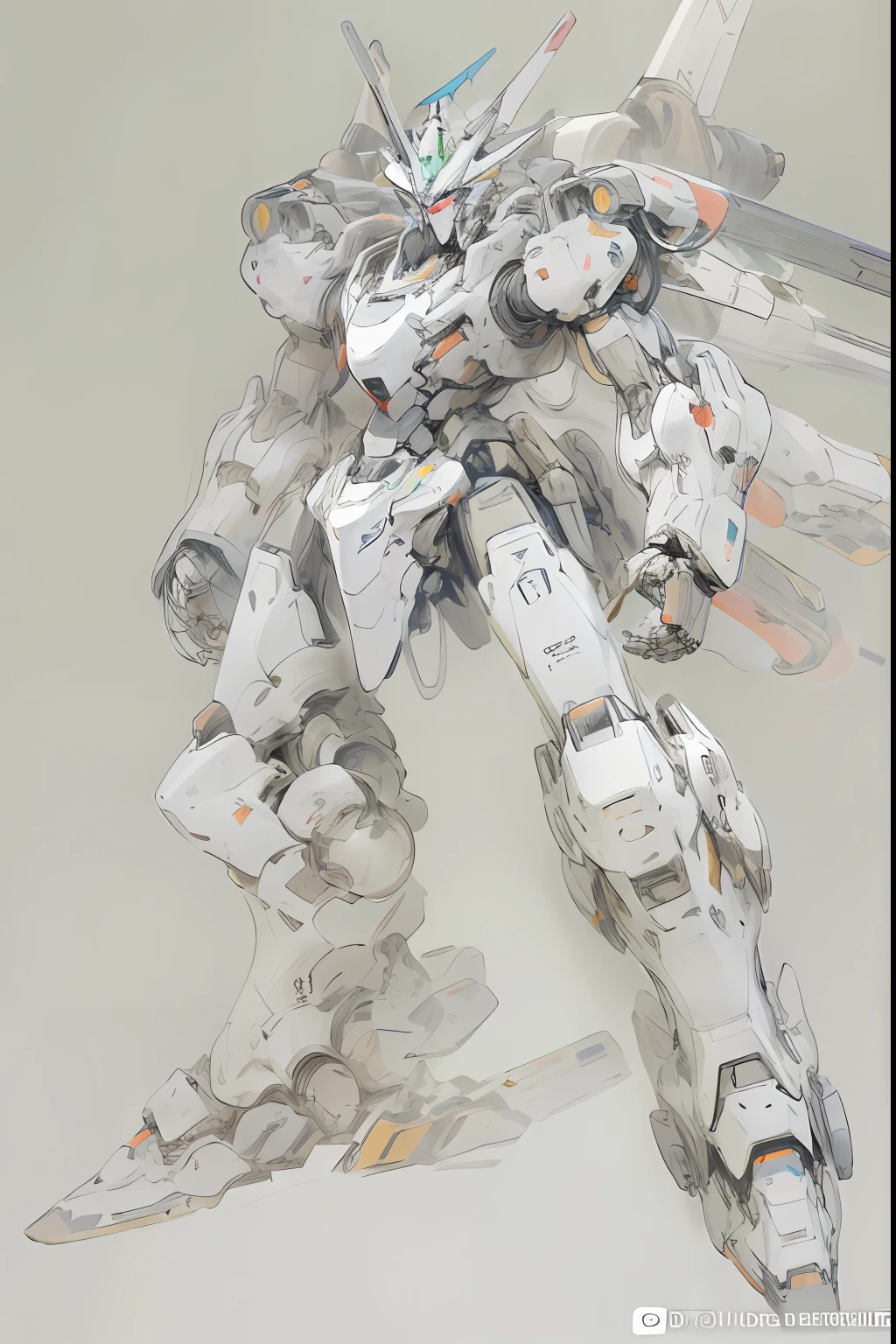 a drawing of a robot with a gun in his hand, mecha inspired, greek god in mecha style, portrait of a mech, full body mech, jetfire!!!!!, cool mecha style, mecha art, anfas portrait of a mech warrior, female mecha, armored core style mecha, an anime large mecha robot, mecha