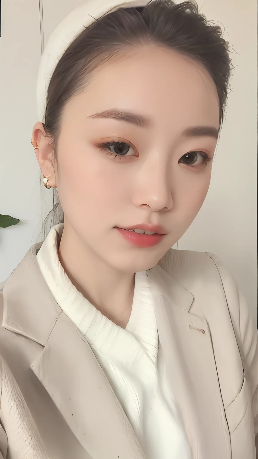 White blazer,