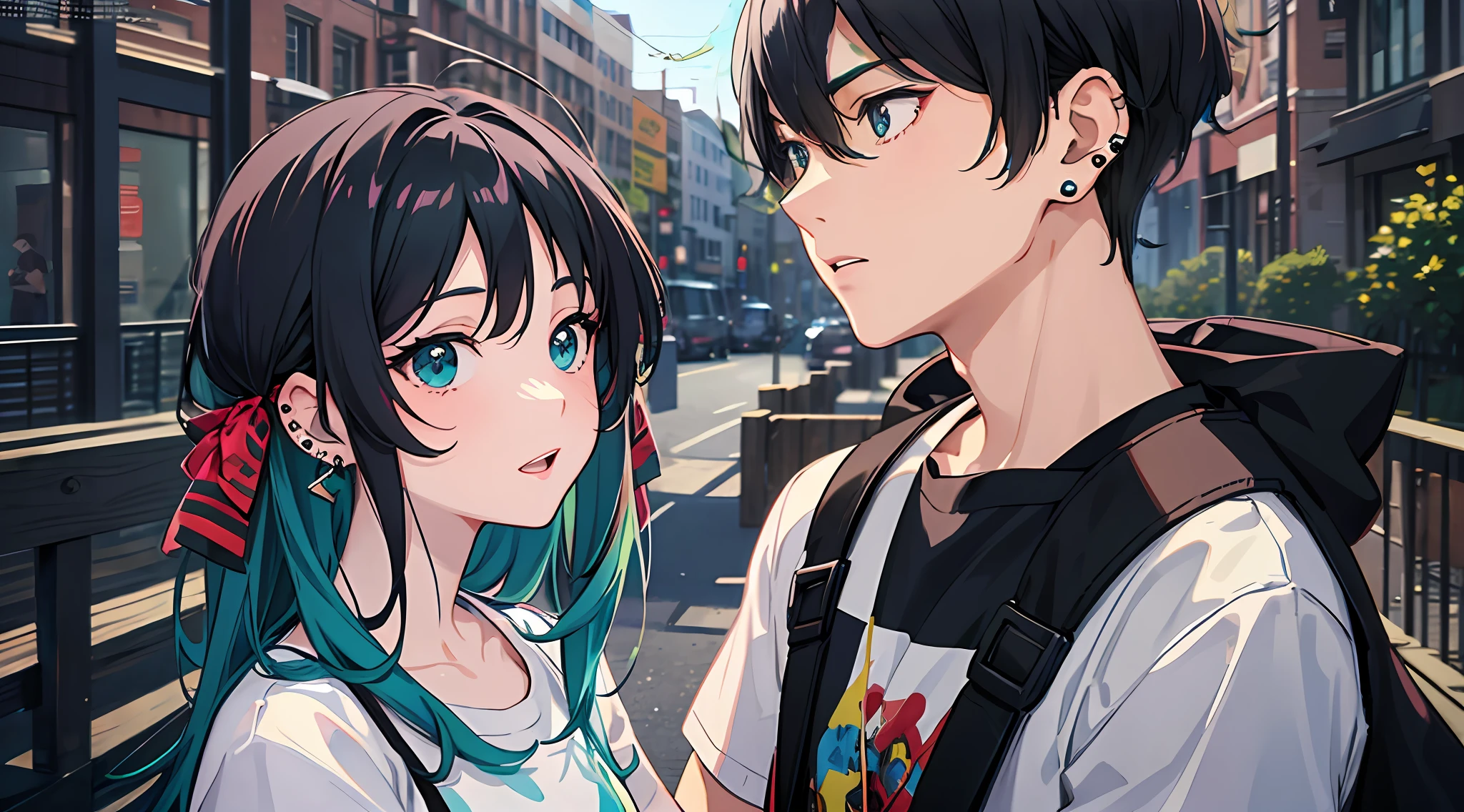 black color hair