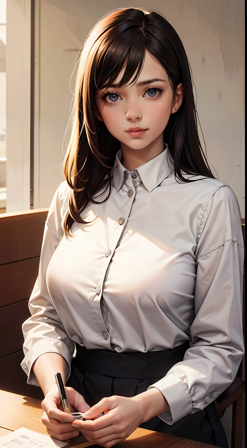 (raw photo:1.2),((photorealistic:1.4))best quality ,masterpiece, illustration, an extremely delicate and beautiful, extremely detailed ,unity ,8k wallpaper, Amazing, finely detail, masterpiece,best quality,official art,extremely detailed CG unity 8k wallpaper,absurdres, incredibly absurdres, huge filesize, ultra-detailed, highres, extremely detailed,beautiful detailed girl, extremely detailed eyes and face, beautiful detailed eyes,light on face,cinematic lighting,Masterpiece, high quality, 4K, beautiful design, shiny, from the front, award winning photo, extremely detailed, highly detailed woman, extremely detailed eyes and face,
Upper body shot,
upscale restaurant, sitting at a table, delicious dishes, coffee, coffee mug, coffee in hand to mouth,beautiful light.meal,eat,eating,eculation
edghanfu tiny waist,pencil_dress, a woman wearing a blue pencil_dress and a white blazer,
