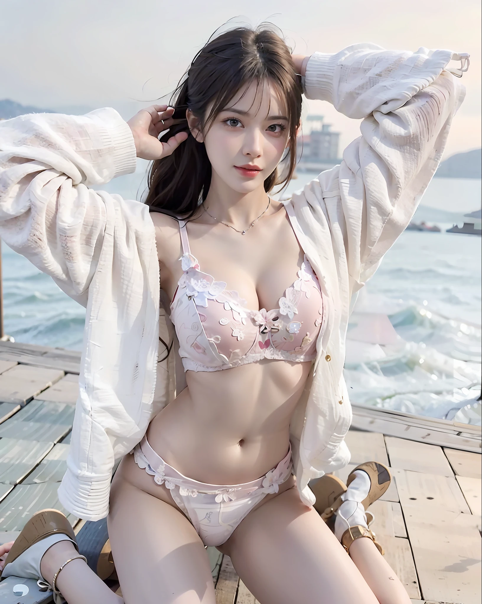 Masterpiece, Best Quality, (Realistic, Photorealistic Photo: 1.37), 8K, An Extremely Delicate and Beautiful, Amazing, Fine Details, Official Art, Ridiculous, Incredibly Ridiculous, Huge File Size, Ultra Detailed, Extremely Detailed, Beautiful Meticulous Girl, 1 Girl, (Perfect Female Figure), Full Body, Short Skirt,