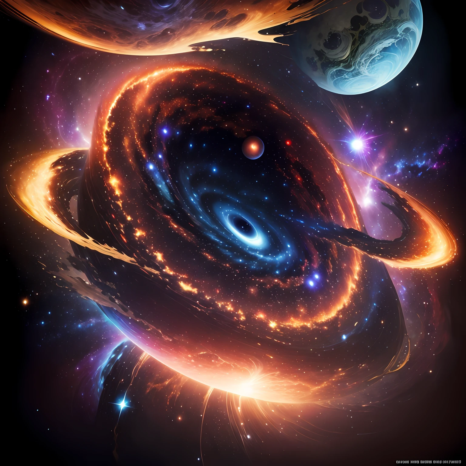 Universe, Trisomy, Gamma Rays, Cosmic Storm, Supernovae, Galaxies, Black Holes, Torn Planets, --auto