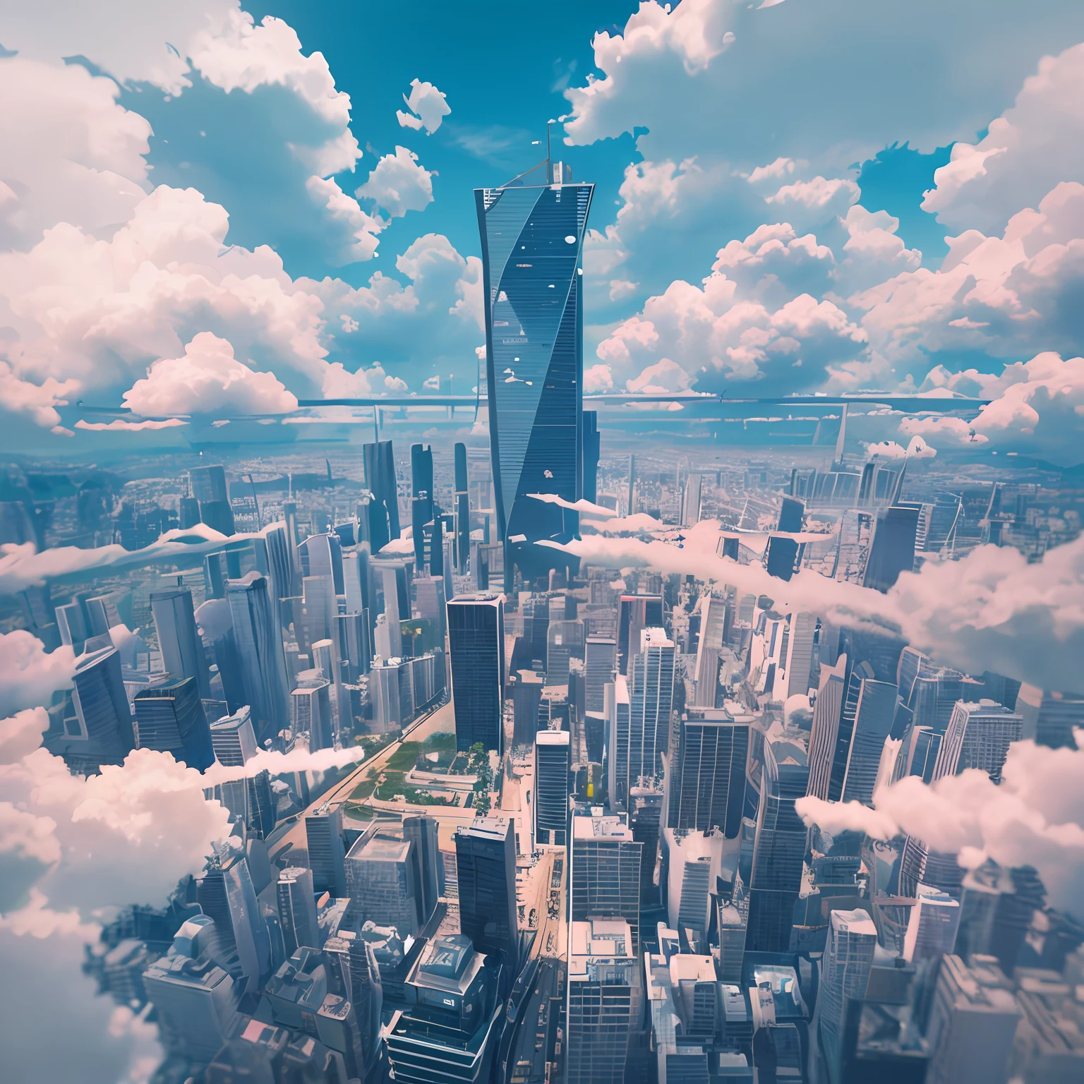 Awesome, Masterpiece, 8k, High Quality, 8K, Wallpaper, Lively Street, Lively Event, Need Wonder, Masterpiece, 8K, High Quality, 8K, Wallpaper, (Micro City), Giant Hot Air Balloon Floating in Mid-Air, Giant, (Hot Air Balloon), (1 Micro City) Micro, Small, (Mini City), Lively Street, Lively Event, (1 Big Stage), (Giant Stage), Center Big Stage, Event Atmosphere, Micro City Background, (Bird's Eye View), (Micro City Center), (Lively Micro Street), (lively), large stage, giant stage, light blue micro city, light pink micro city, blue sky, white clouds, heavy white clouds, pink, white clouds surrounding, C4D, C4D style, (C4D), (C4D style), epic, C4D lens, artistic sense,