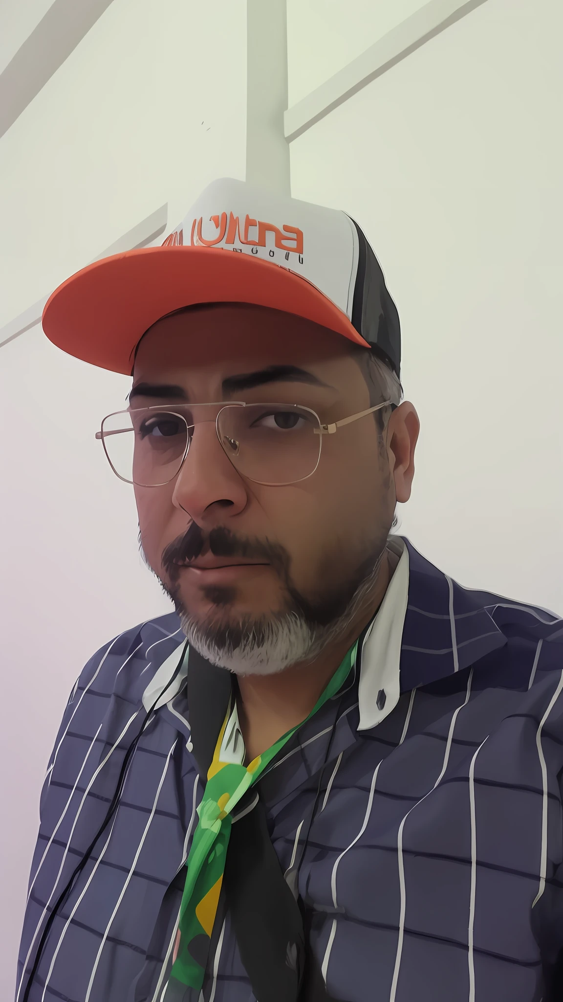 there is a man wearing a hat and glasses and a neck tie, david rios ferreira, very very low quality picture, mohamed reda, emad mostaque, mohamed chahin, icaro carvalho, edu souza, henrique alvim corrêa, by Ramón Silva, by Luis Miranda, taken with sony alpha 9