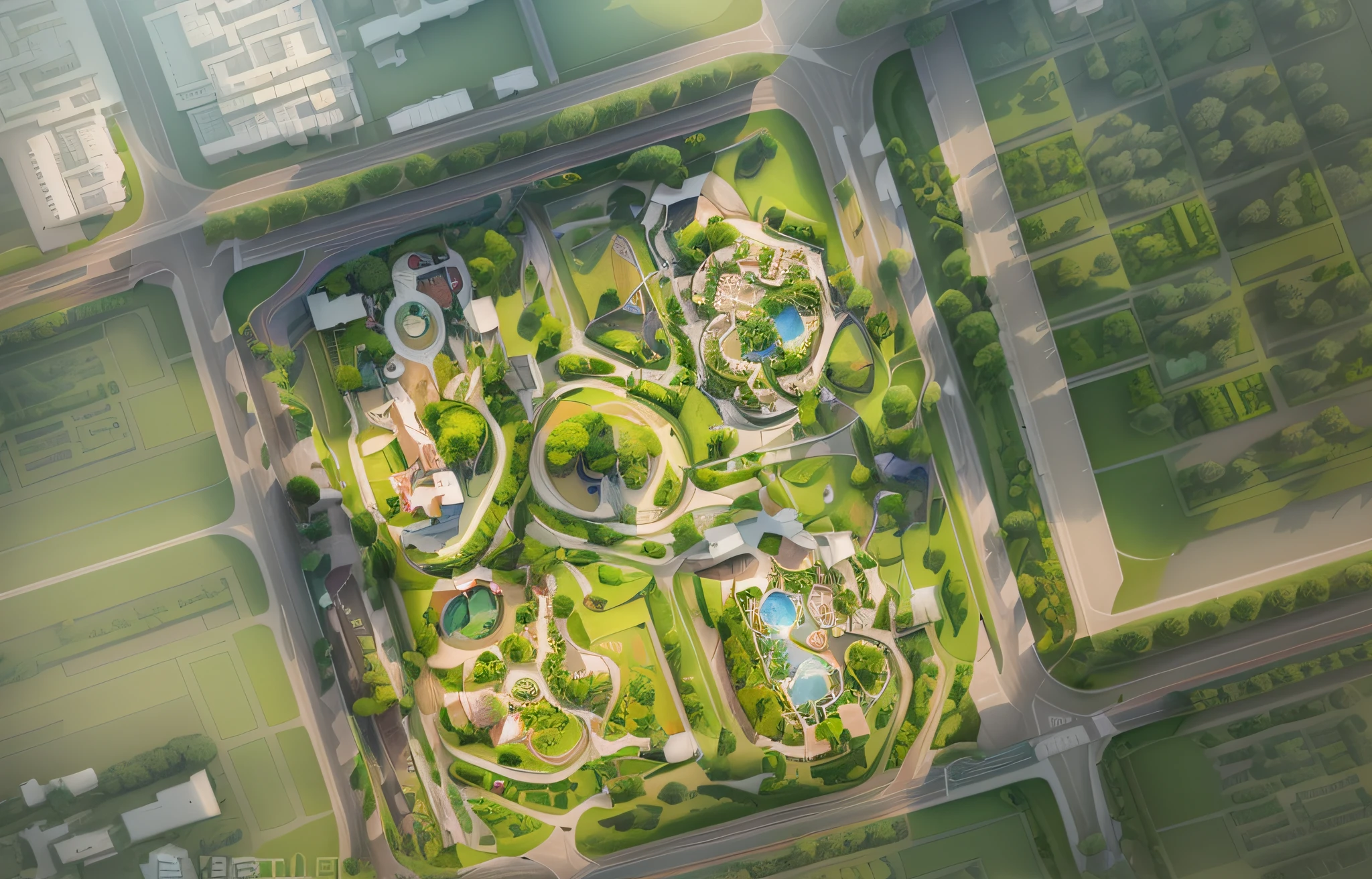 best quality, super detailed, (full detail), (4k),8k, aerial view of a park with lots of trees and ponds, undulations and white buildings, a view of a green park square with lots of trees, best quality, super detailed, (full detail), (4k), 8k, trees, houses, grass, buildings, curved roads, relief. Terrain, gallery, aerial view of park with lots of trees and many buildings, aerial illustration, aerial view, aerial view, aerial view, overhead view, overhead view, isometric aerial view, aerial view, [top view]!!, top view, top view, aerial view, aerial view, aerial view, aerial view, aerial view, aerial view, Aerial view of a green square with many trees, satellite view, aerial illustration, top view, aerial view, aerial view, aerial view, aerial view, aerial view, aerial view, aerial view from top to bottom, aerial view, aerial view from above, park, center of gravity zone, top view, isometric aerial view, aerial view, aerial view, aerial view, isometric aerial view, isometric aerial view, aerial view, [ Top view]!!, top view, aerial view, from top view, satellite view, Vertical panorama of color plan, terrain, gallery, runway, aerial view of park with water park and curved road network, photos taken from above, complex 3D rendering, complex 3D rendering, realistic rendering Aerial view of a park with a large number of trees and many buildings, aerial illustration, aerial view, aerial view, aerial view, aerial view, aerial view, aerial view from top down, isometric aerial view, aerial view, [ Top view ]!!, Top view, Aerial view, Top view, Satellite view --auto --s2