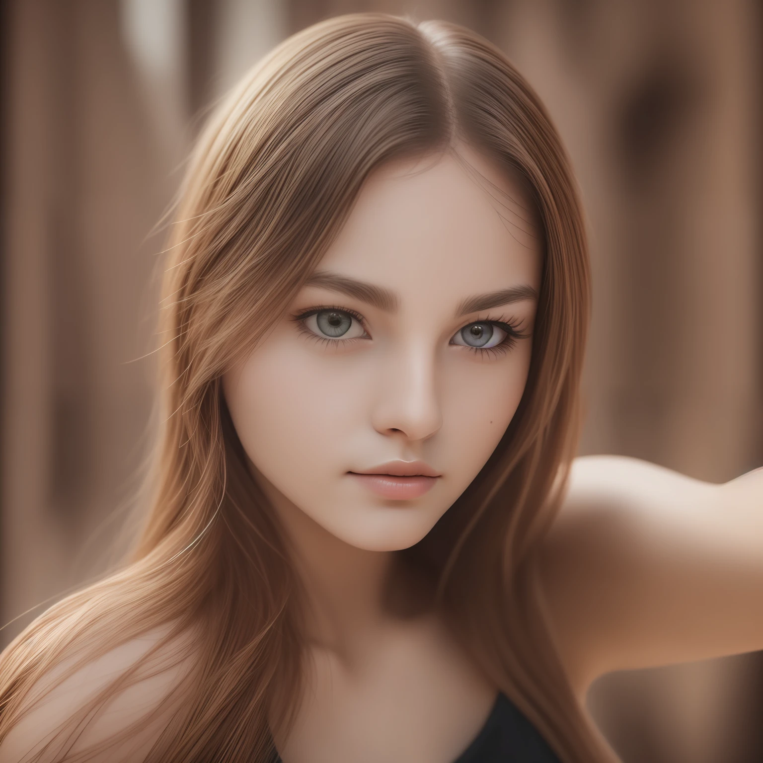 8K,Best quality, masterpiece, ultra high res, (photorealistic:1.4), raw photo, (Authentic skin texture:1.3), (film grain:1.3), (selfie angle),1girl,beautiful detailed eyes and face,masterpiece, best quality,close-up,upper bod,