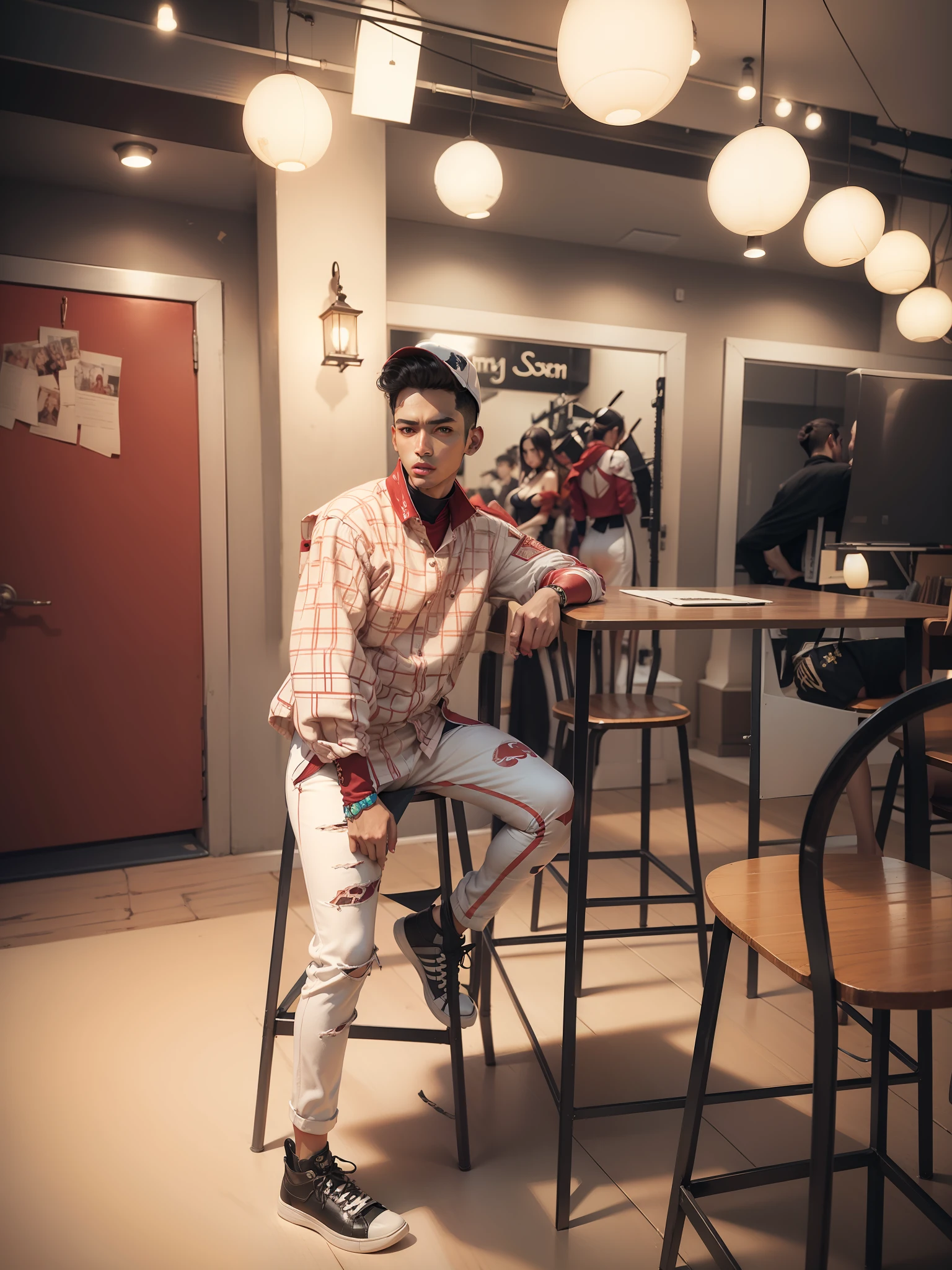 Back background and outfits