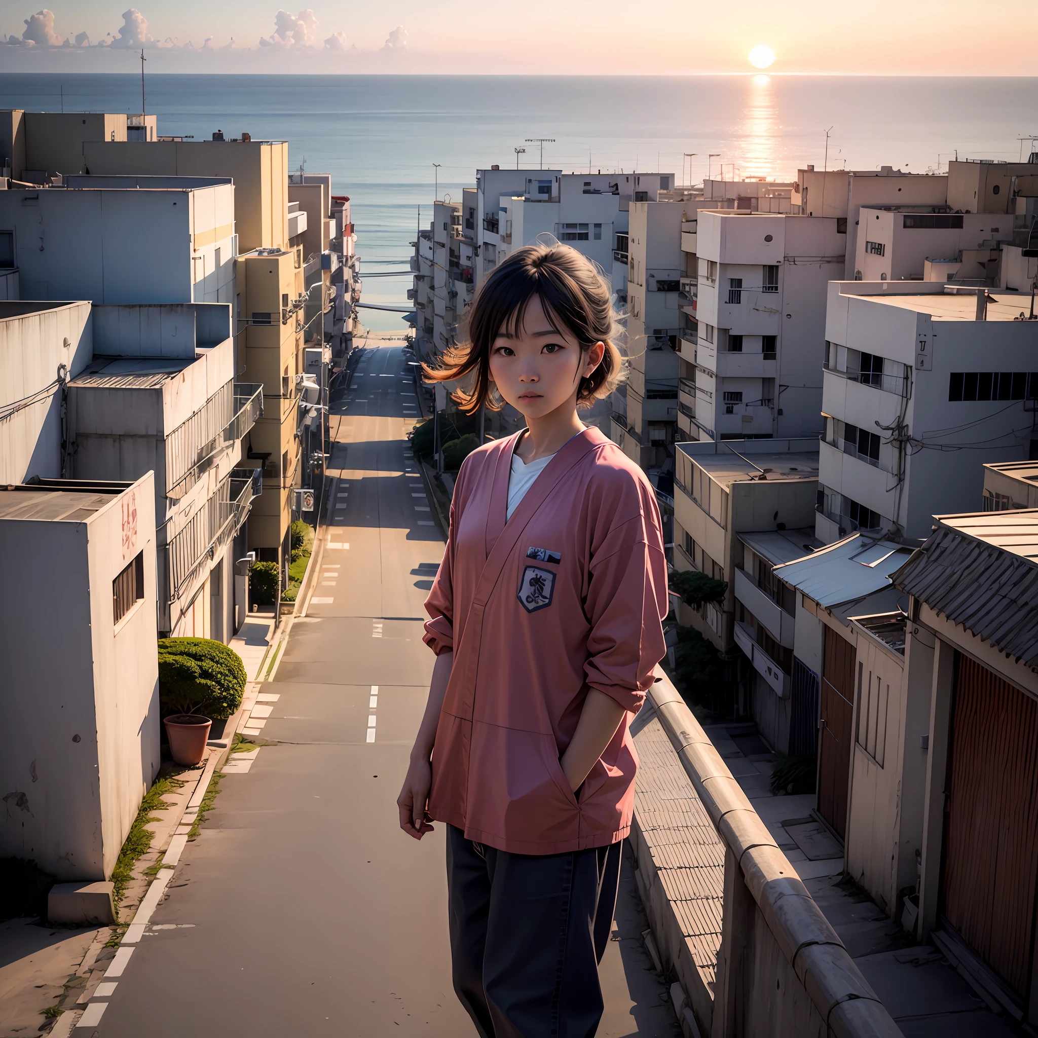 Sunset over Okinawa --auto