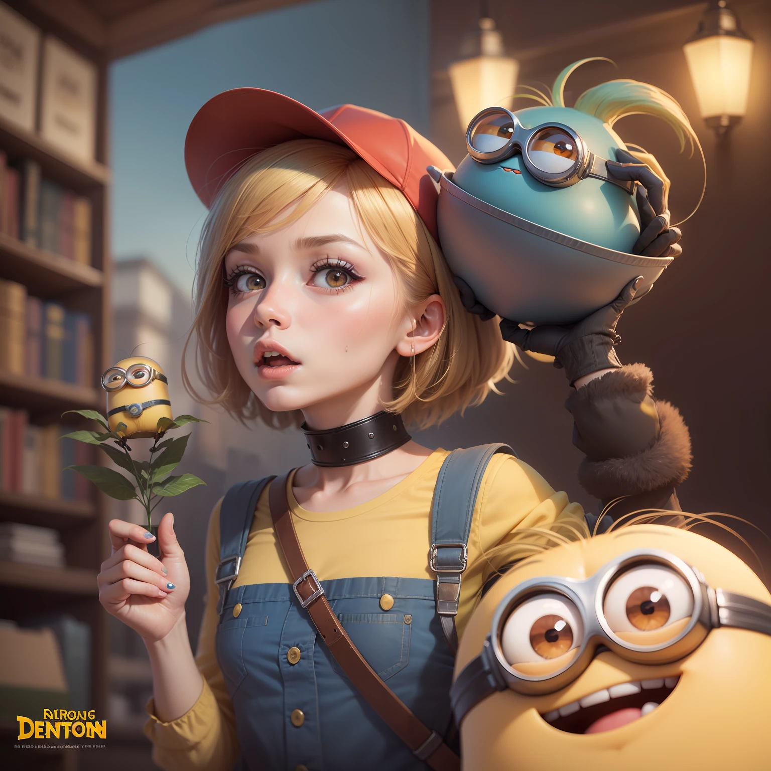 "Minions from the movie, Despicable Me, the Night"