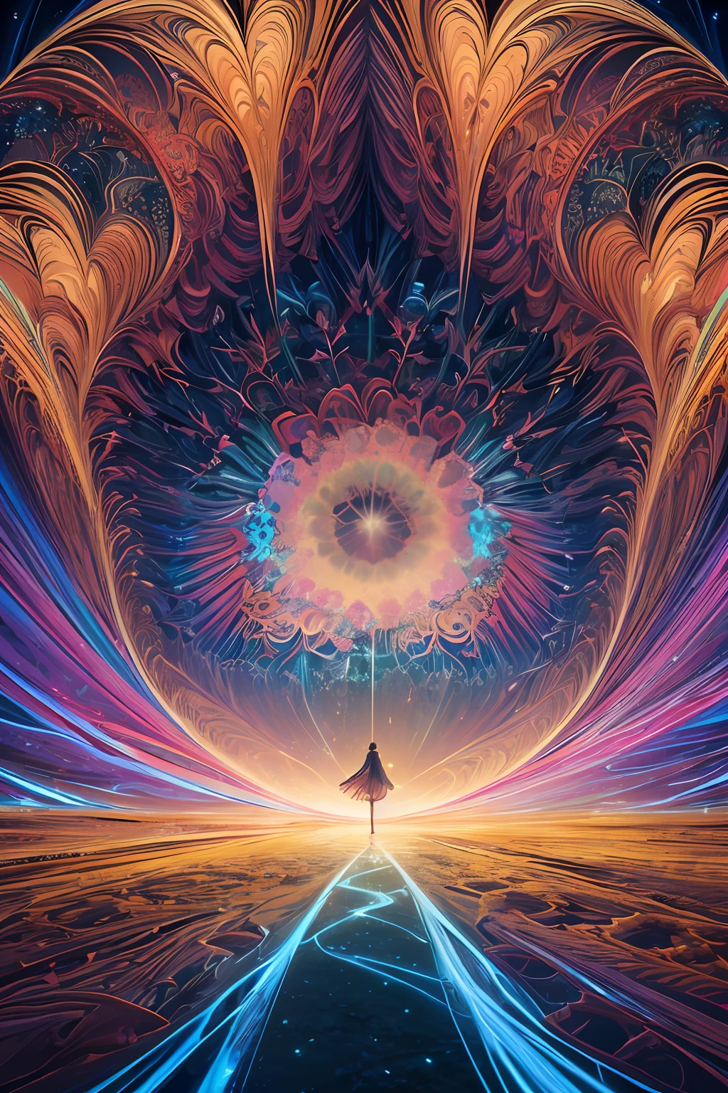 (masterpiece, top quality, best quality, official art, beautiful and aesthetic:1.2), (1girl),light painting, (long exposure:1.2),dynamic streaks, extreme detailed,(fractal art:1.3),colorful,highest detailed,chiffon dress,jewelry,flower,fairy,upper body