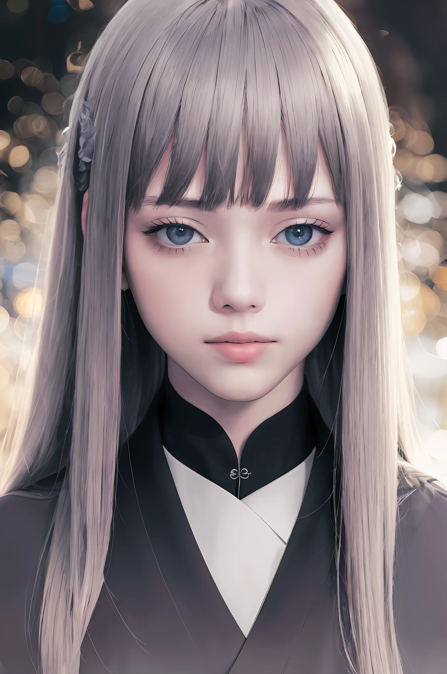 1girl,solo,garden, face of ggjjhhchi:3,(half portrait:1.3),(8k, best quality, masterpiece:1.2), (realistic, photo-realistic:1.2),white skin,solo, smooth,(absurdres:1.2), (bokeh:1.2), lens flare, perfect face, perfect eyes, hanfu。