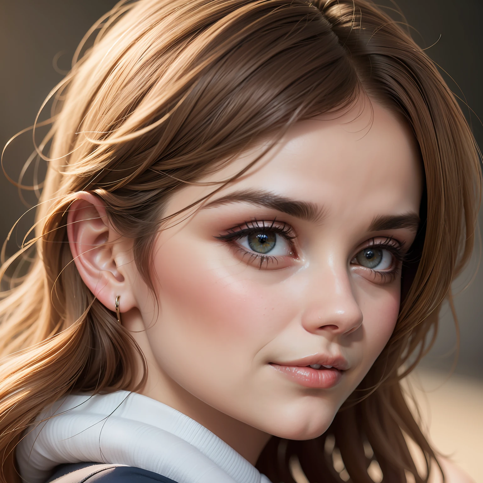 ((Jenna Coleman)), dressed, (photorealistic:1.4), (hyperrealistic:1.4), (realistic:1.3), (more uniform lighting: 1.05), (improvement of cinematic lighting quality:0.9), 32K, 1girl, 20yo girl, realistic lighting, backlight, light on face, raytrace, (brightening light: 1.2), (increase quality: 1.4), (best quality real texture skin: 1.4), finely detailed eyes, finely detailed face, fine quality eyes, (tired and sleepy and satisfied:0.0),  Close-up of the face, T-shirts, (Increase the mood of the body line: 1.1), (Increase the beauty of the skin texture: 1.1)