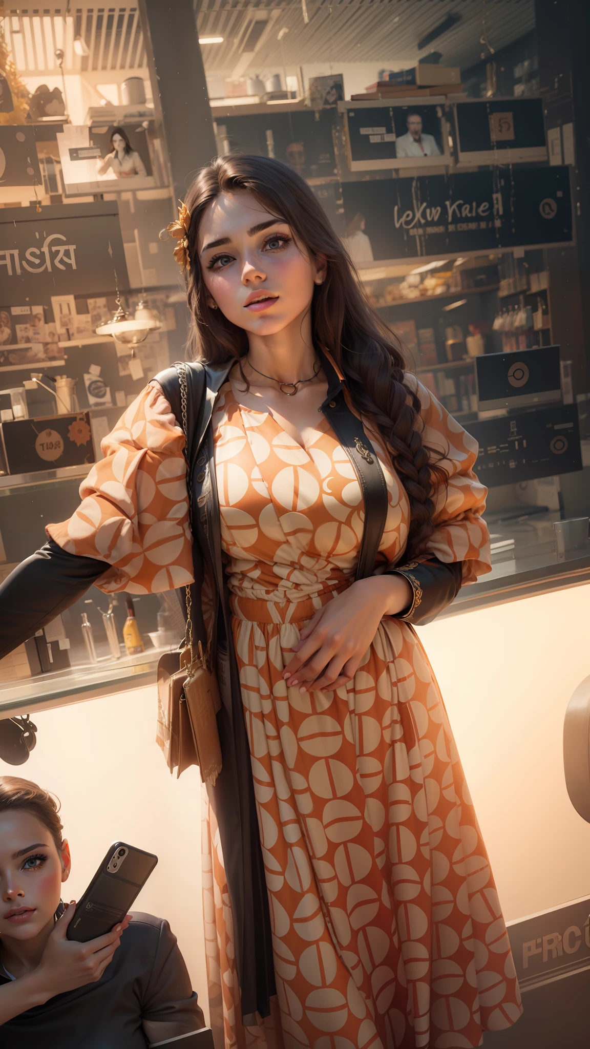 Change background lawyer beautiful girl, realistic face, 8k, ultra realistic