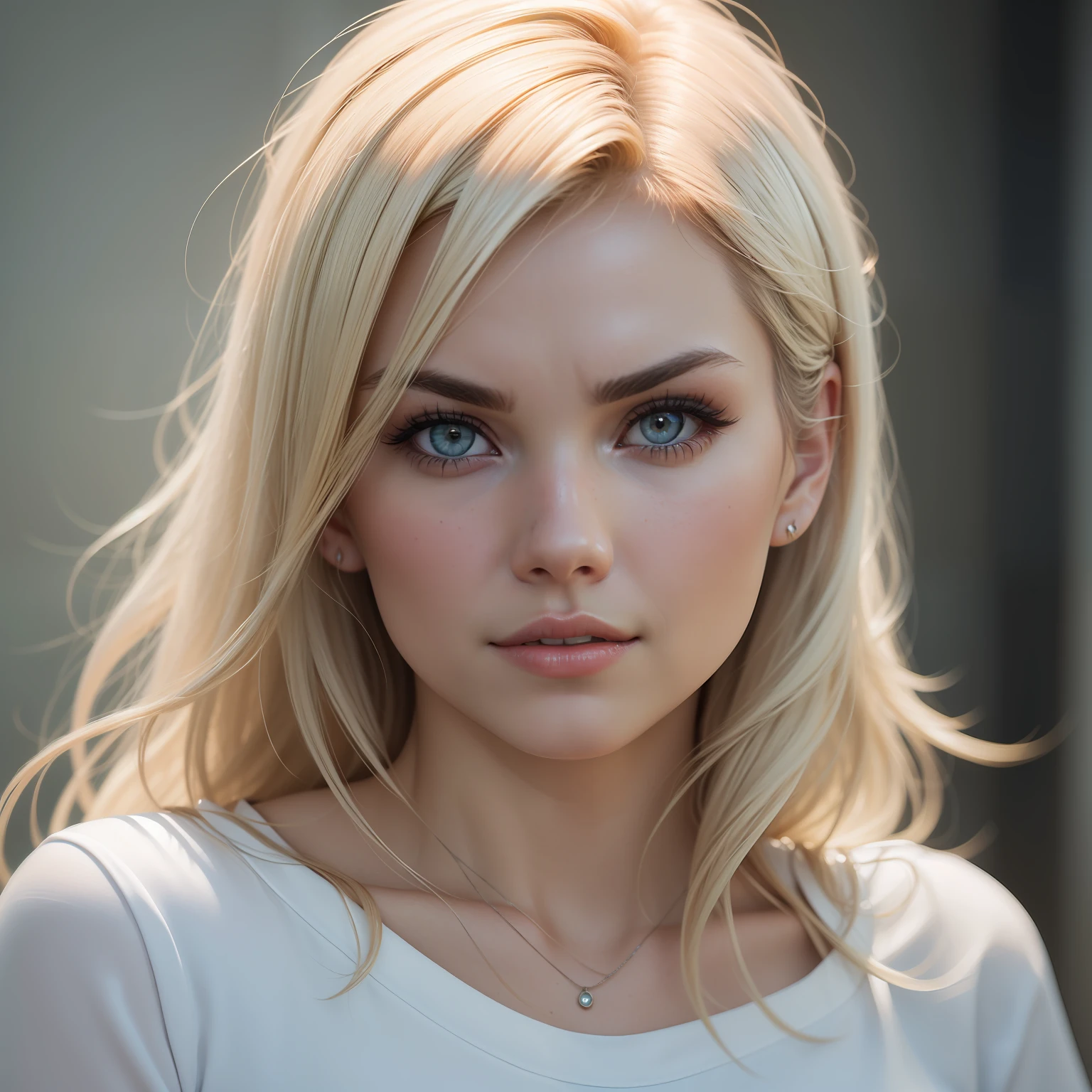 ((Elisha Cuthbert)), dressed, (photorealistic:1.4), (hyperrealistic:1.4), (realistic:1.3), (more uniform lighting: 1.05), (improvement of cinematic lighting quality: 0.9), 32K, 1girl, 20yo girl, realistic lighting, backlight, light on face, raytrace, (brightening light: 1.2), (increase quality: 1.4), (best quality real texture skin: 1.4), finely detailed eyes, finely detailed face, fine quality eyes, (tired and sleepy and satisfied:0, 0), Close-up of the face, T-shirts, (Increase the mood of the body line: 1.1), (Increase the beauty of the skin texture: 1.1)