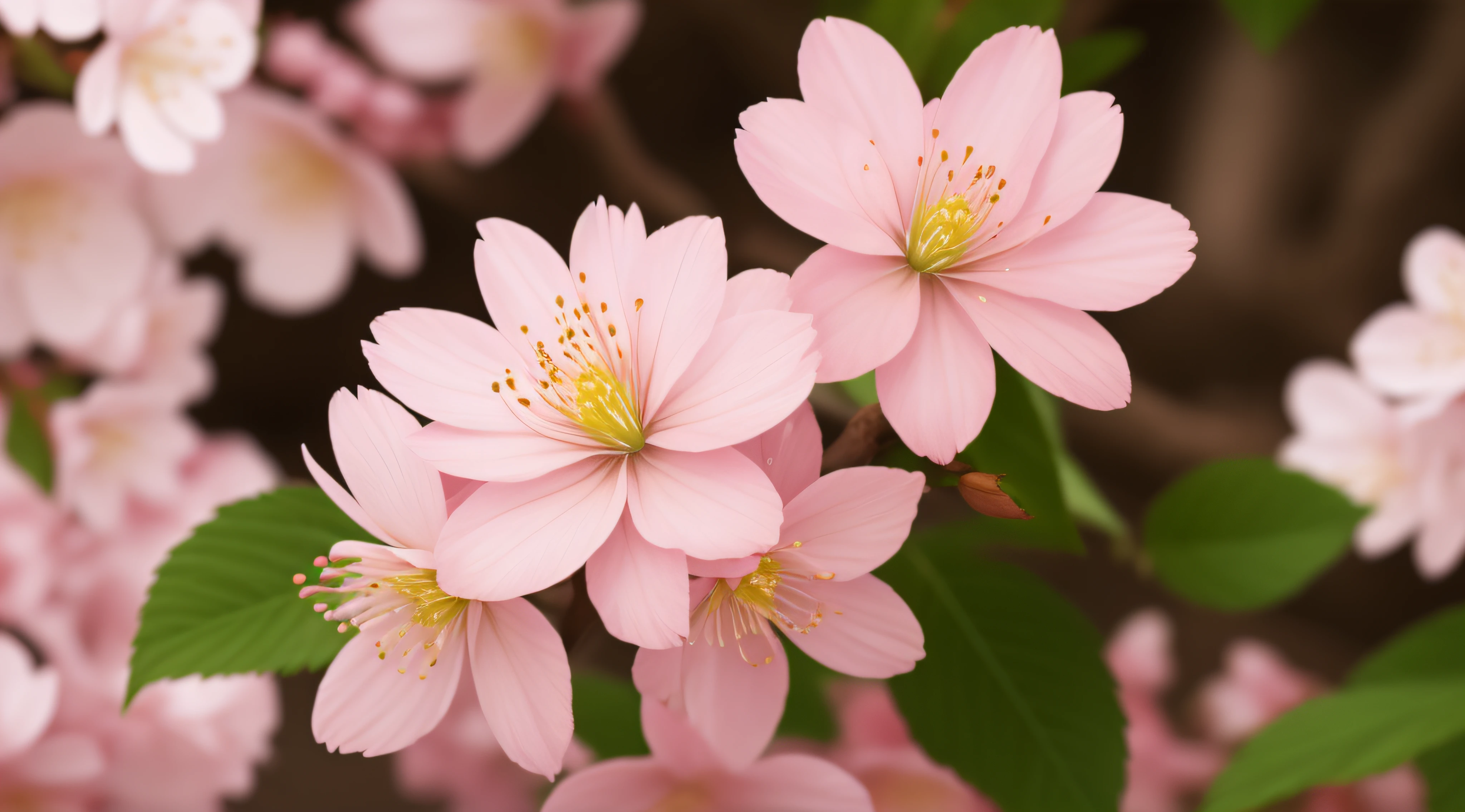 Cherry Blossom Somei Yoshino Hana 8k Photorealistic Natural Light, Close Up