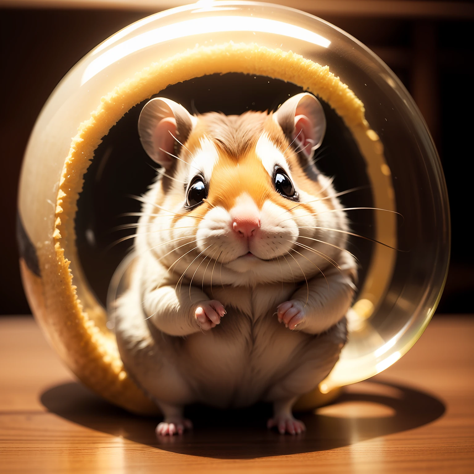 Pre-Western hamster, ultra-clear, single hamster