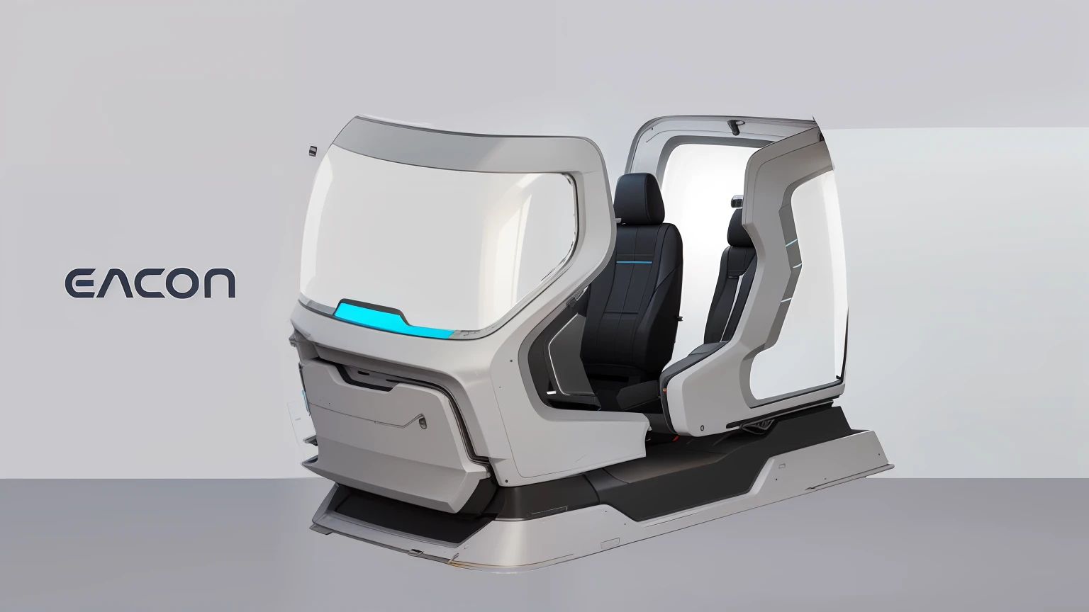 Product design, industrial design, an intelligent cockpit, sense of technology, sense of industry, future car cockpit, glass panel combined with screen, lighting decoration, reasonable parts, ergonomics, smooth curve --auto