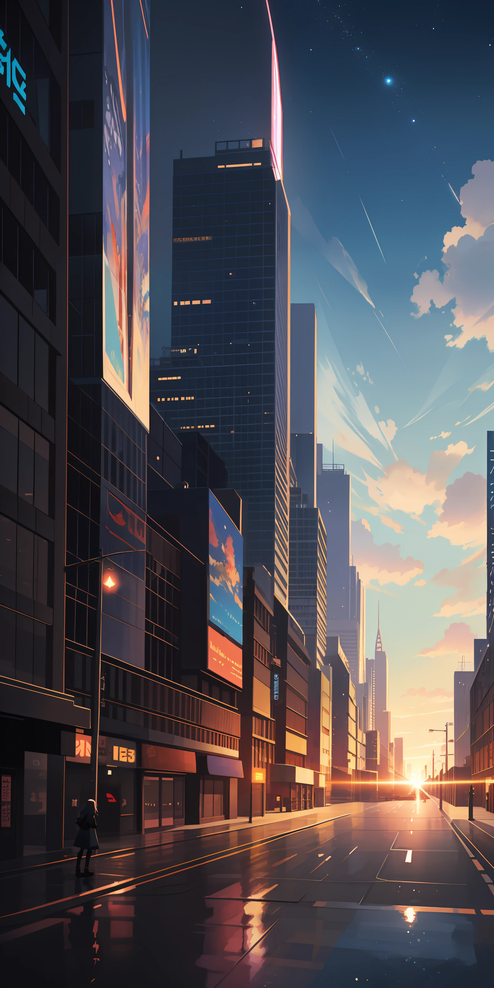 Summer, Makoto Shinka, concept art, tumblr, magic realism, beautiful anime scenes, beautiful skies. by makoto shinkai, anime background art, anime backgrounds, Makoto Shinkas style, anime movie backgrounds, galaxy express.