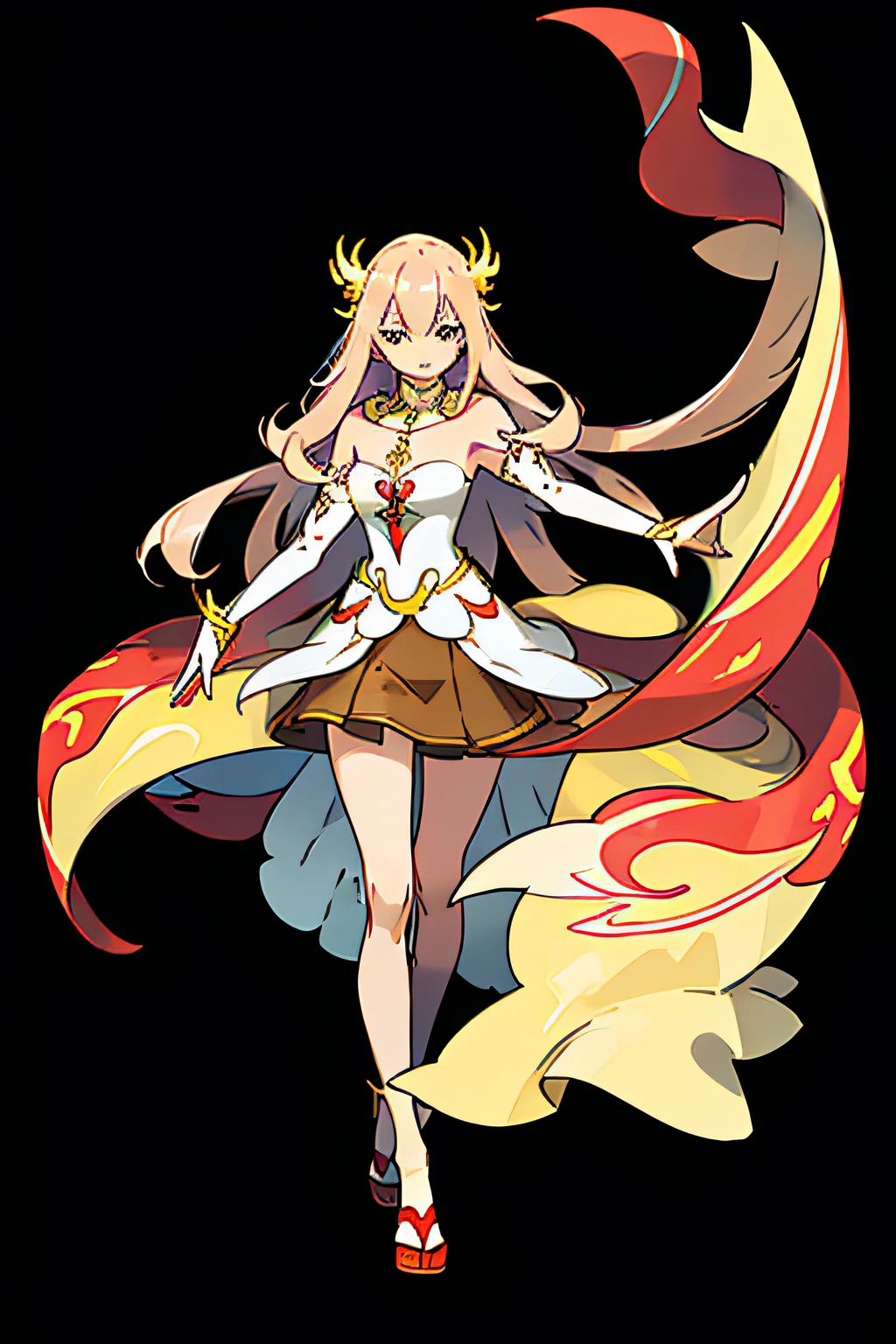pokemon(anime style),(raw photo:1.2),official art,(extremely detailed CG:1.2), (masterpiece:1.2), (best quality:1.2),looking at viewer,(full body)
,(1girl),(long hair),standing,(thai tradition dress:1.05),pink dress,dynamic pose,(tradition shoulder shawl),((brown skirt)),(golden jewelry),
, pureerosface_v1