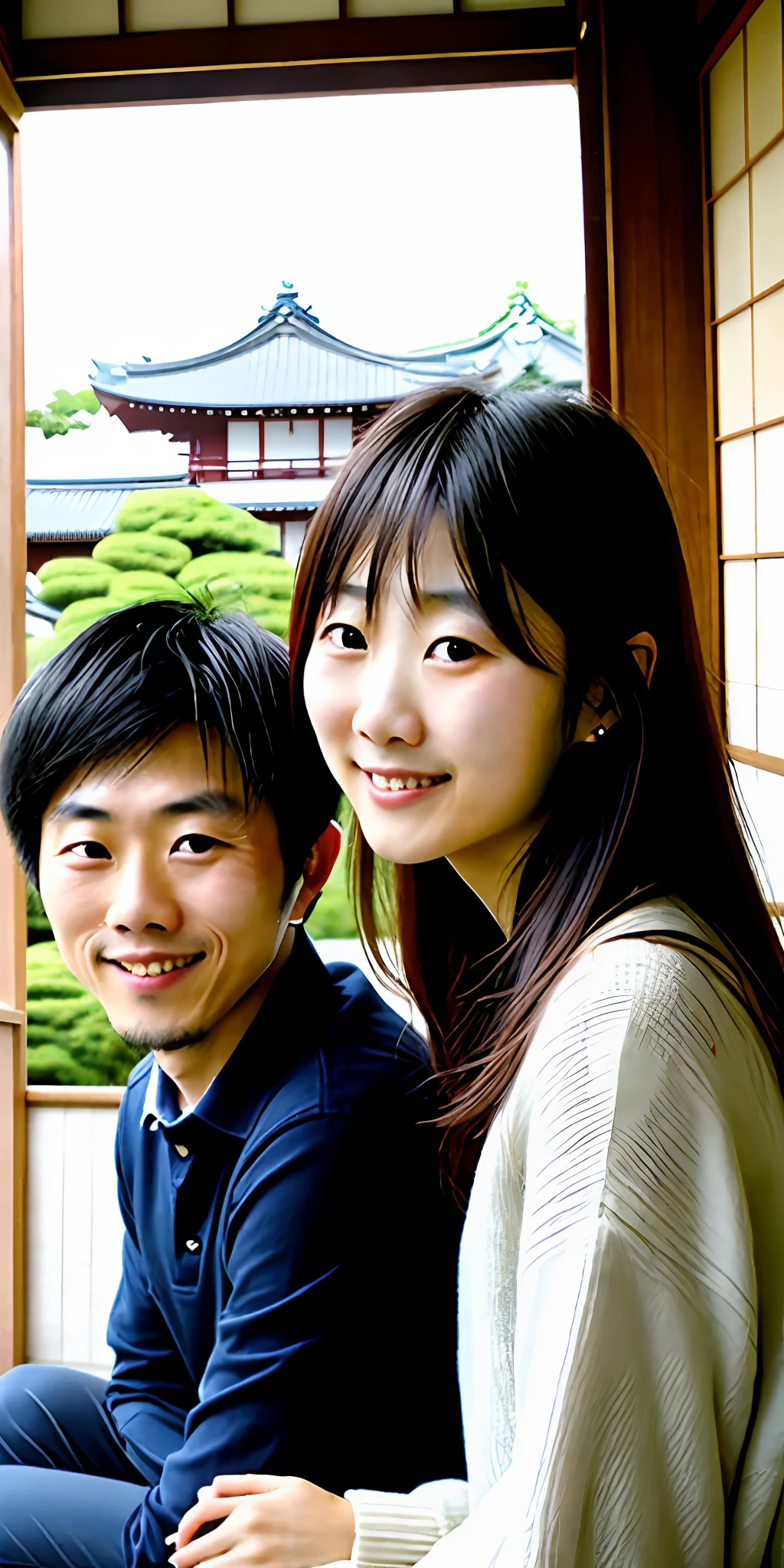 Japanese young couple