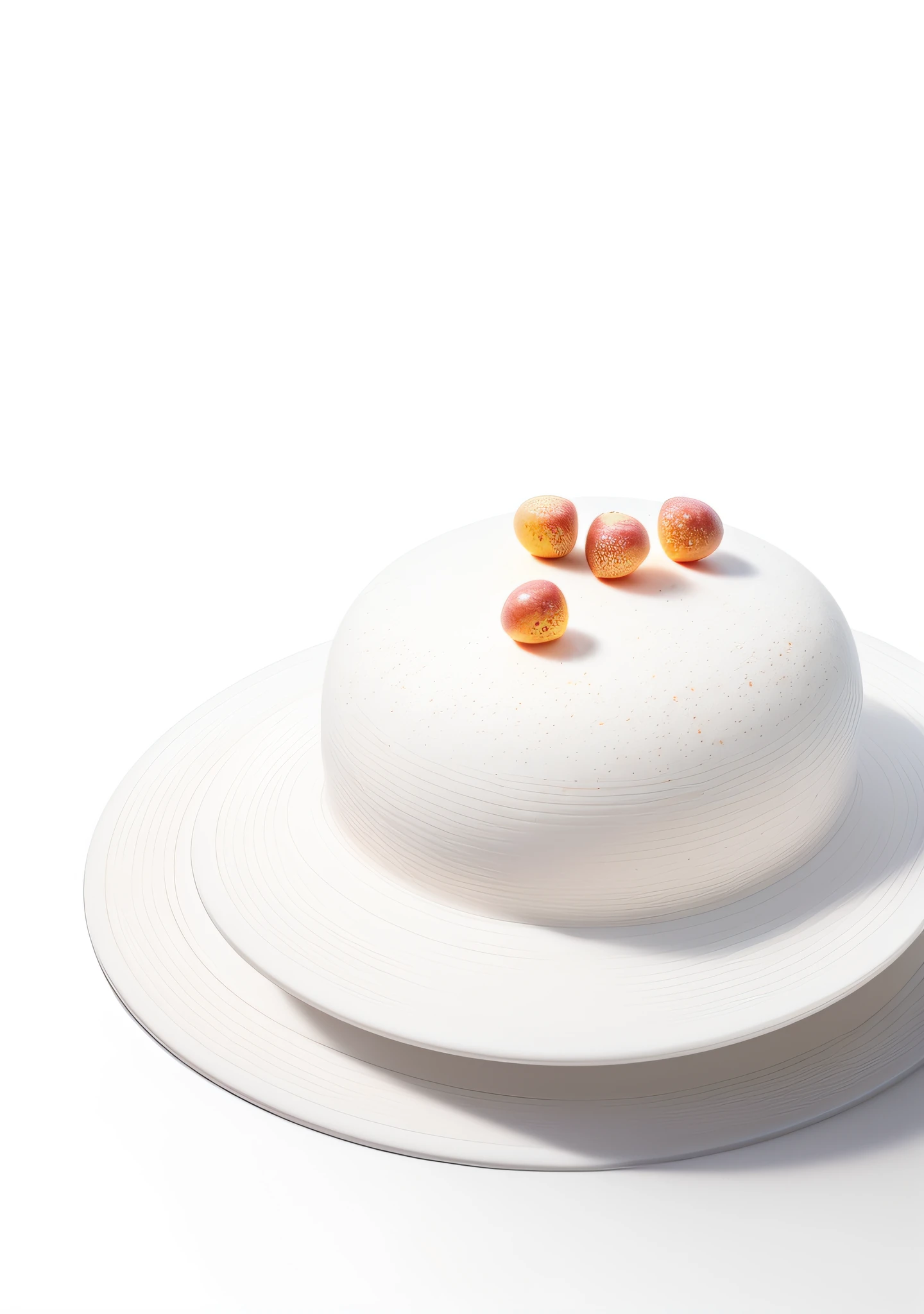 (Masterpiece: 1.3), (Best Quality: 1.3), (Masterpiece: 1.3), (Best Quality: 1.3), (8k wallpaper), (Ultra High Resolution), (Natural Texture), (Beautiful and Beautiful), (Very Detailed CG, Intricate Details), White Background, (White Background: 1.5), 4 Lychees